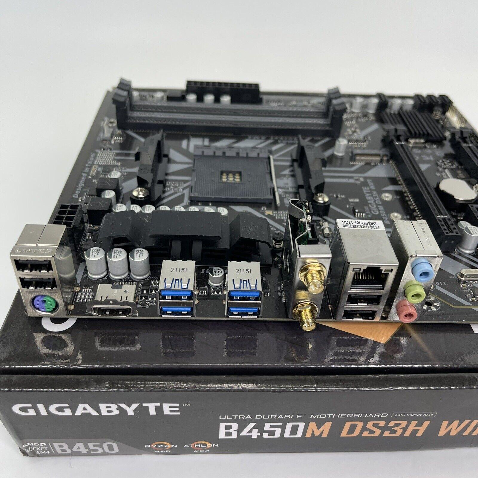 Gigabyte B450M DS3H WiFi Bluetooth AMD AM4 DDR4 Motherboard