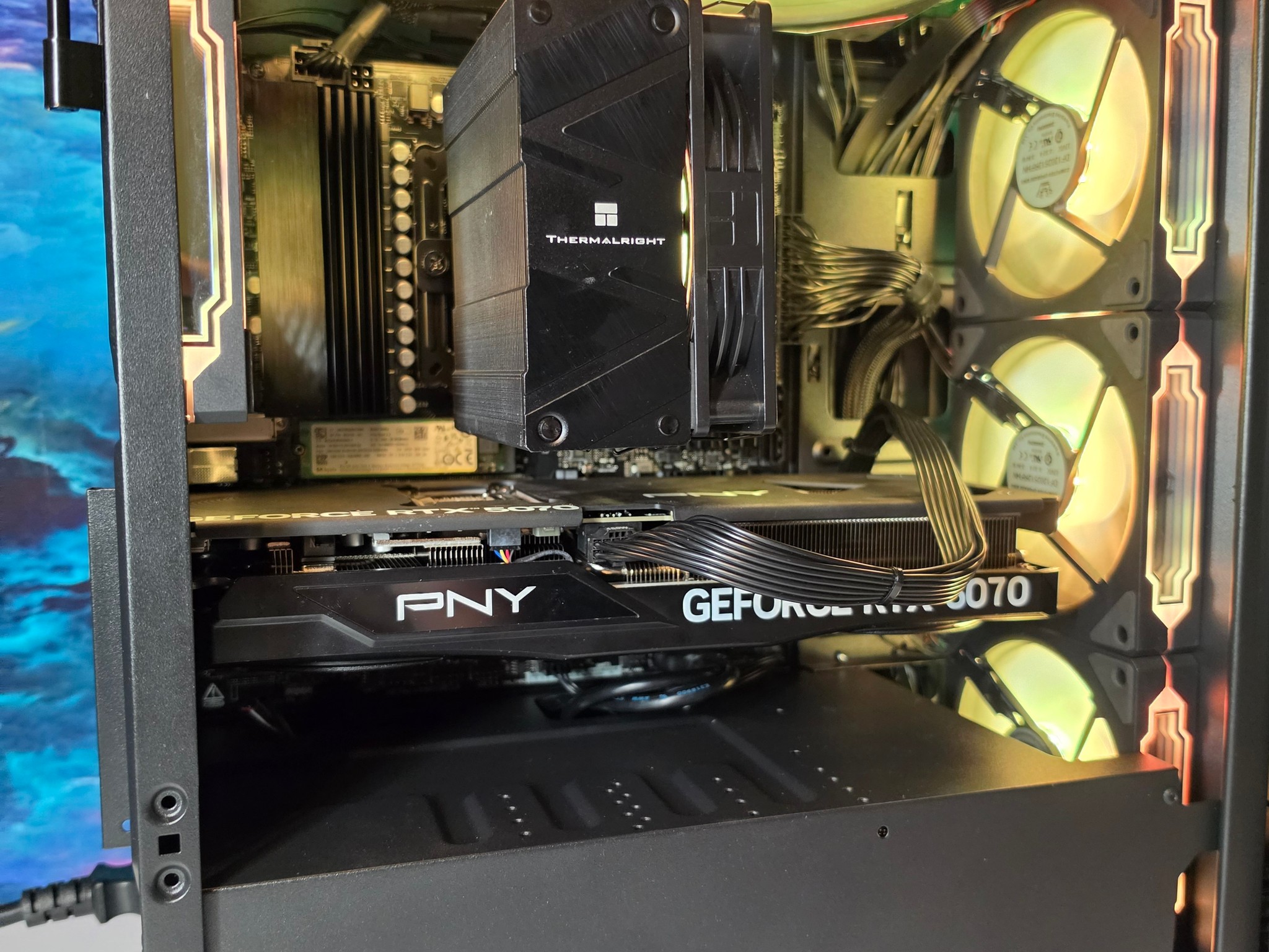 PNY RTX 5070 12gb + Ryzen 9600x PC Build #97