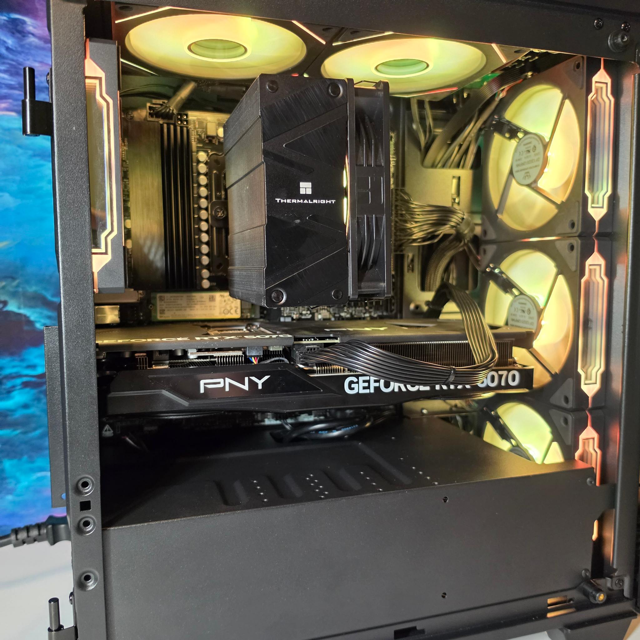 PNY RTX 5070 12gb + Ryzen 9600x PC Build #97
