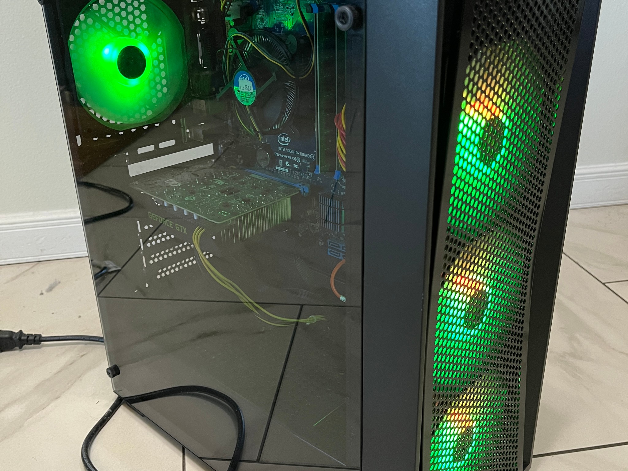 Budget Gaming PC-Intel i7-4770,NVIDIA GTX 1660S,16GB RAM,750GB Storage, w/ Wi-Fi & BT*Defective Case