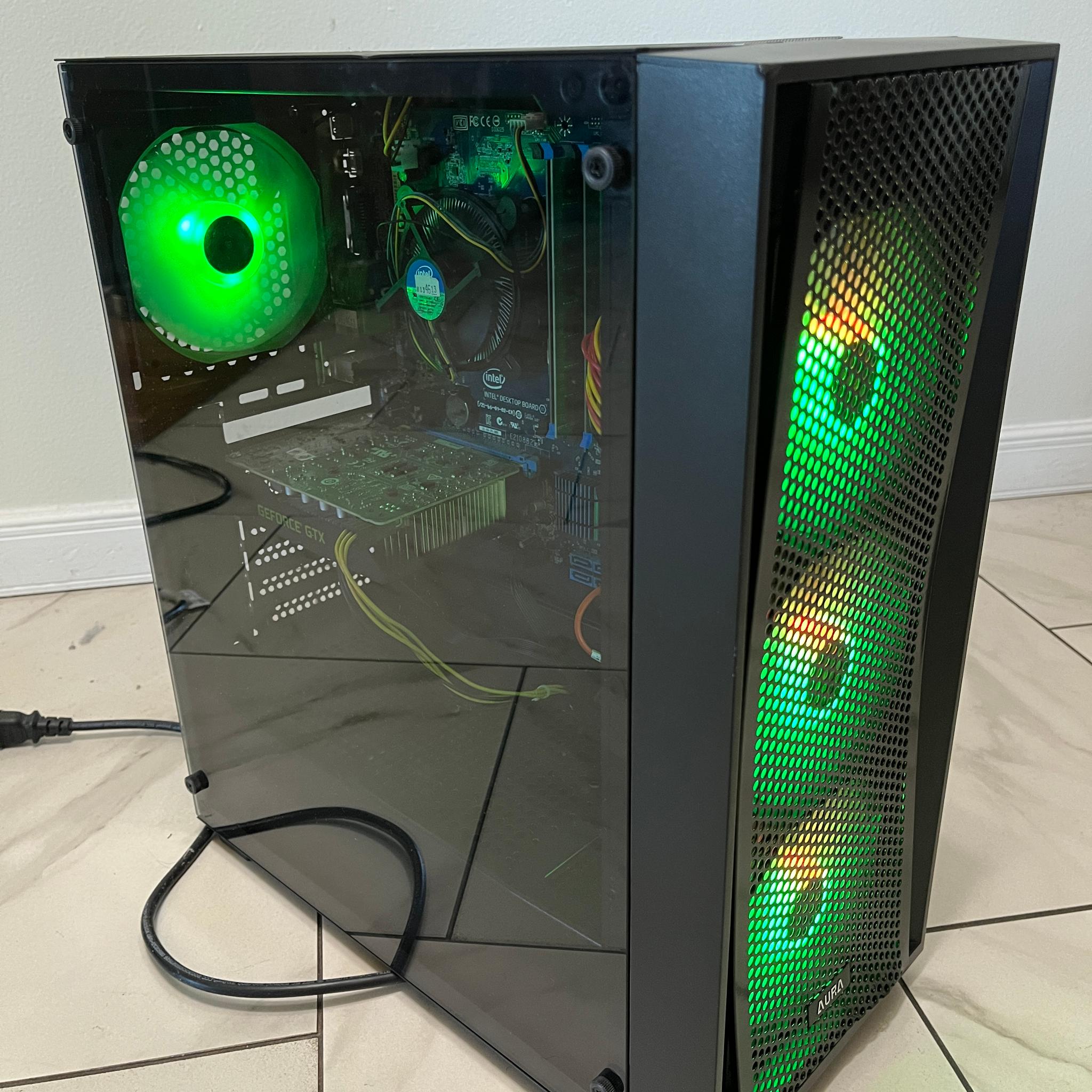 Budget Gaming PC-Intel i7-4770,NVIDIA GTX 1660S,16GB RAM,750GB Storage, w/ Wi-Fi & BT*Defective Case