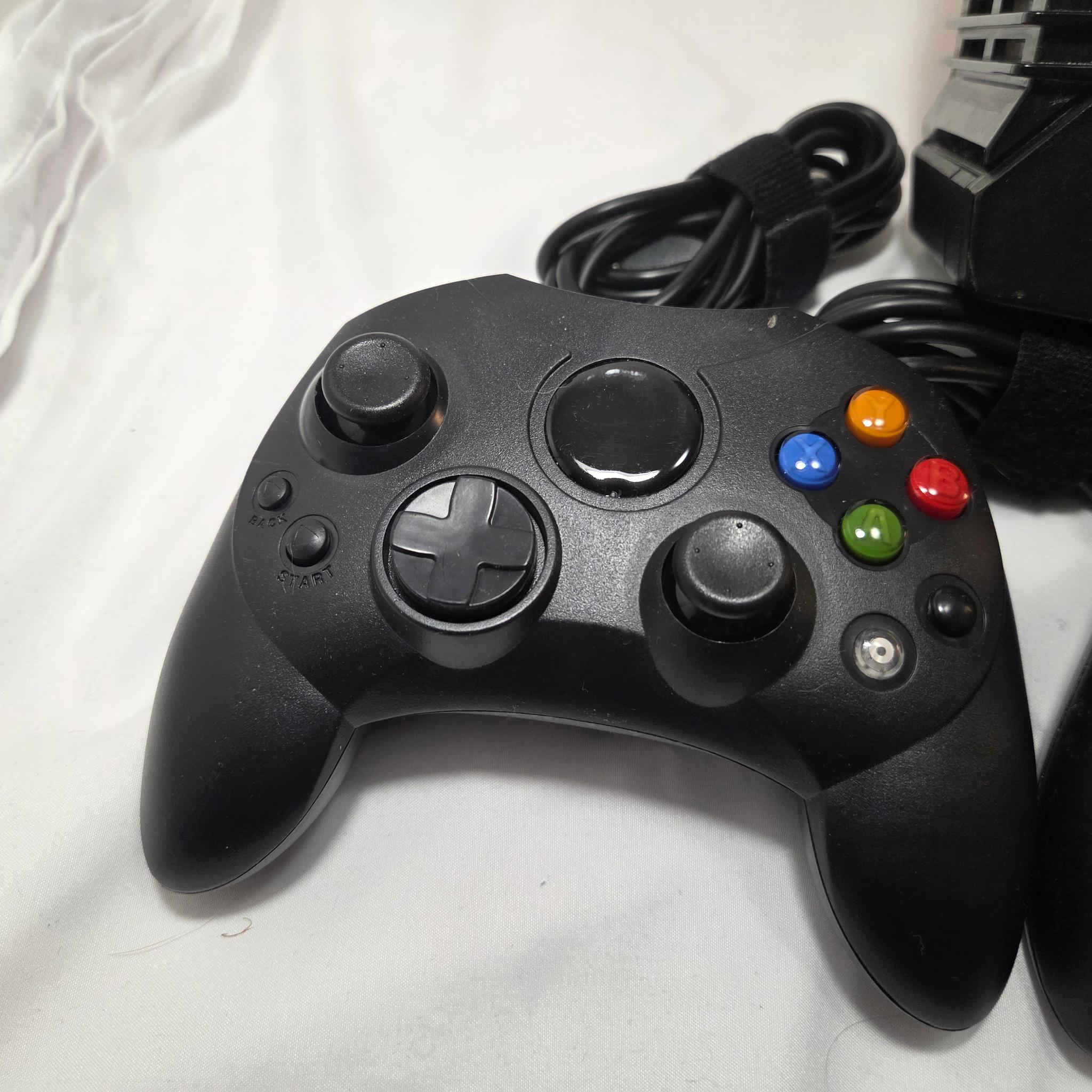 Modded Original XBOX w/ 4 Controllers and HDMI Adapter