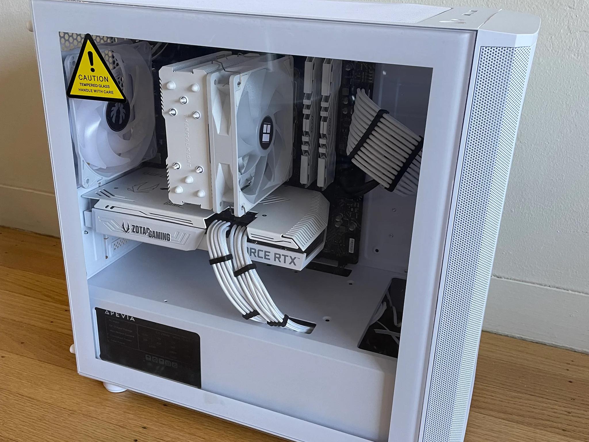 CUSTOM GAMING WHITE PC!! RTX 3070