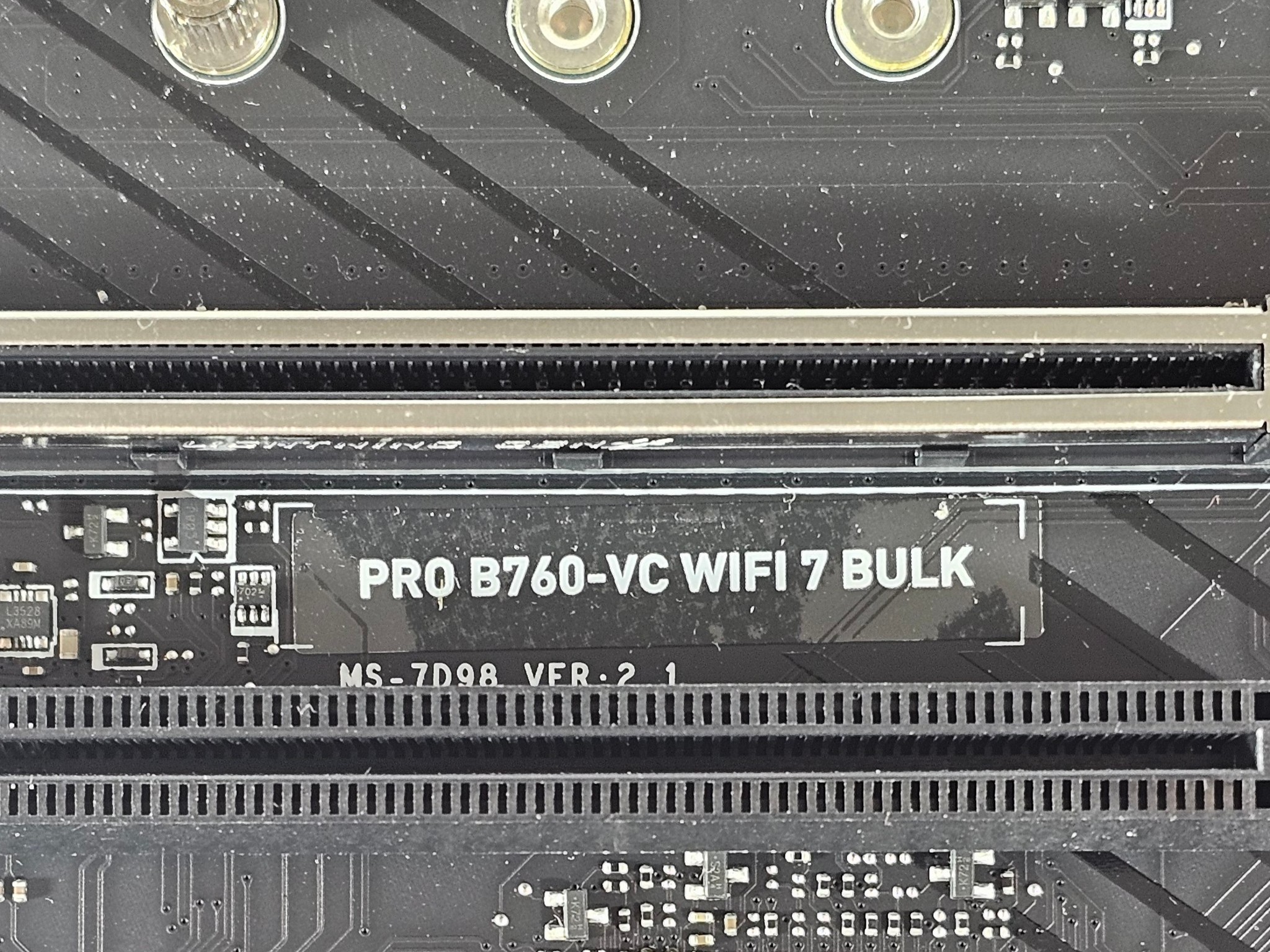 MSI B760 PRO SERIES PRO B760-VC WIFI 7 BULK LGA1700 DDR5 ATX Motherboard