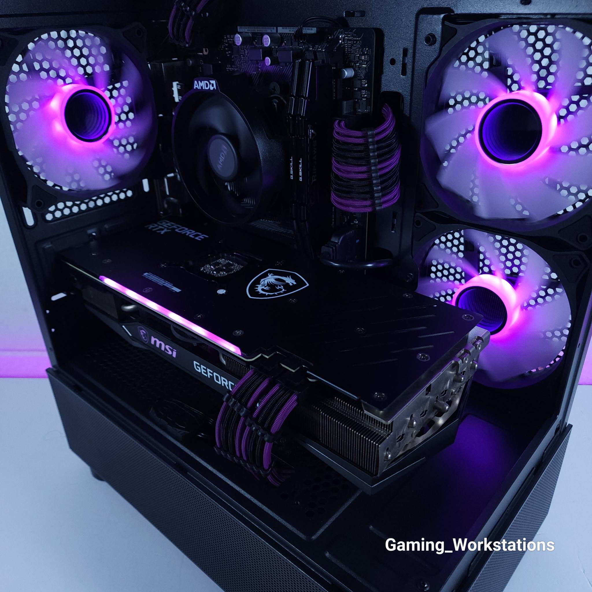 💜RTX 3070 || Ryzen 5 5600GT || 1.5TB SSD* || 16GB 3200MHz || 1080p/1440p Gaming Computer