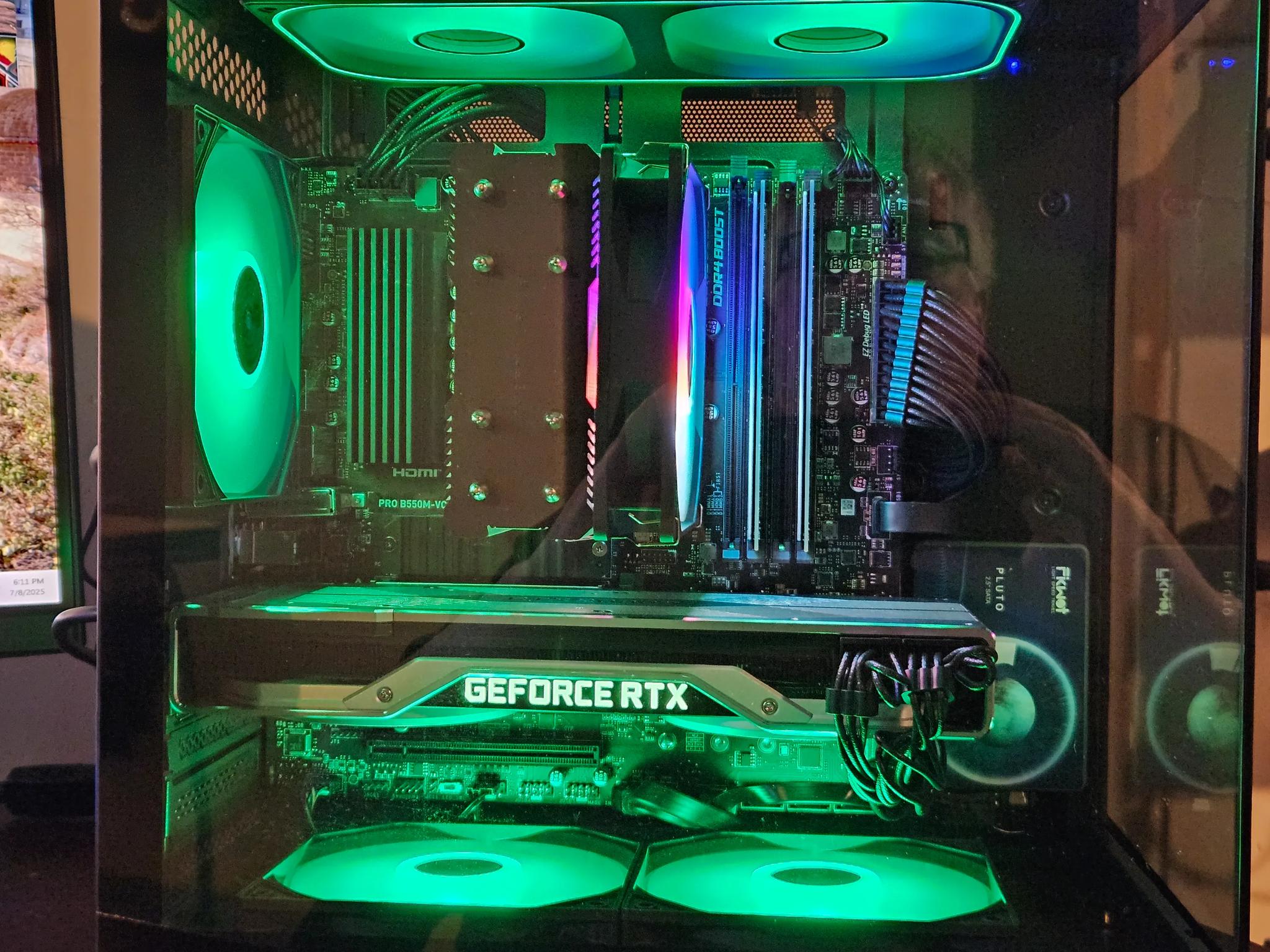 **For Sale** "Team Green" Used Gaming PC