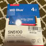 WD Blue SN5100 4TB 3D QLC NAND PCIe Gen 4 x4 NVMe M.2 Internal SSD