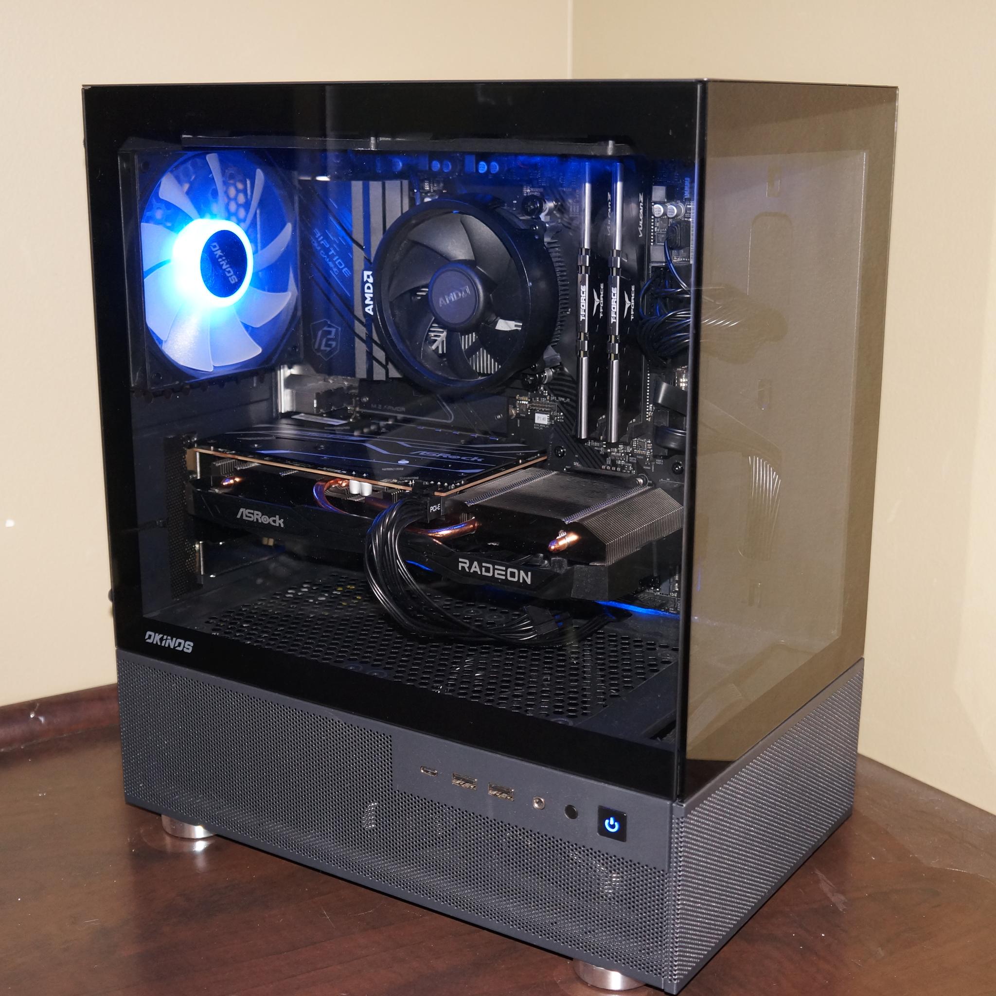 AMD 5500/ RX 6600/ 16GB DDR4/ WD 1TB NVME/ mATX RGB/ Win 11 Home License