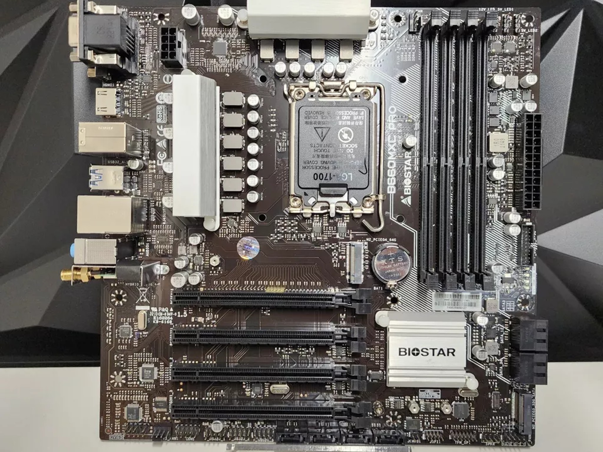 UPDATED BIOS BIOSTAR B660MXC PRO WIFI DDR4 LGA1700 MATX Motherboard