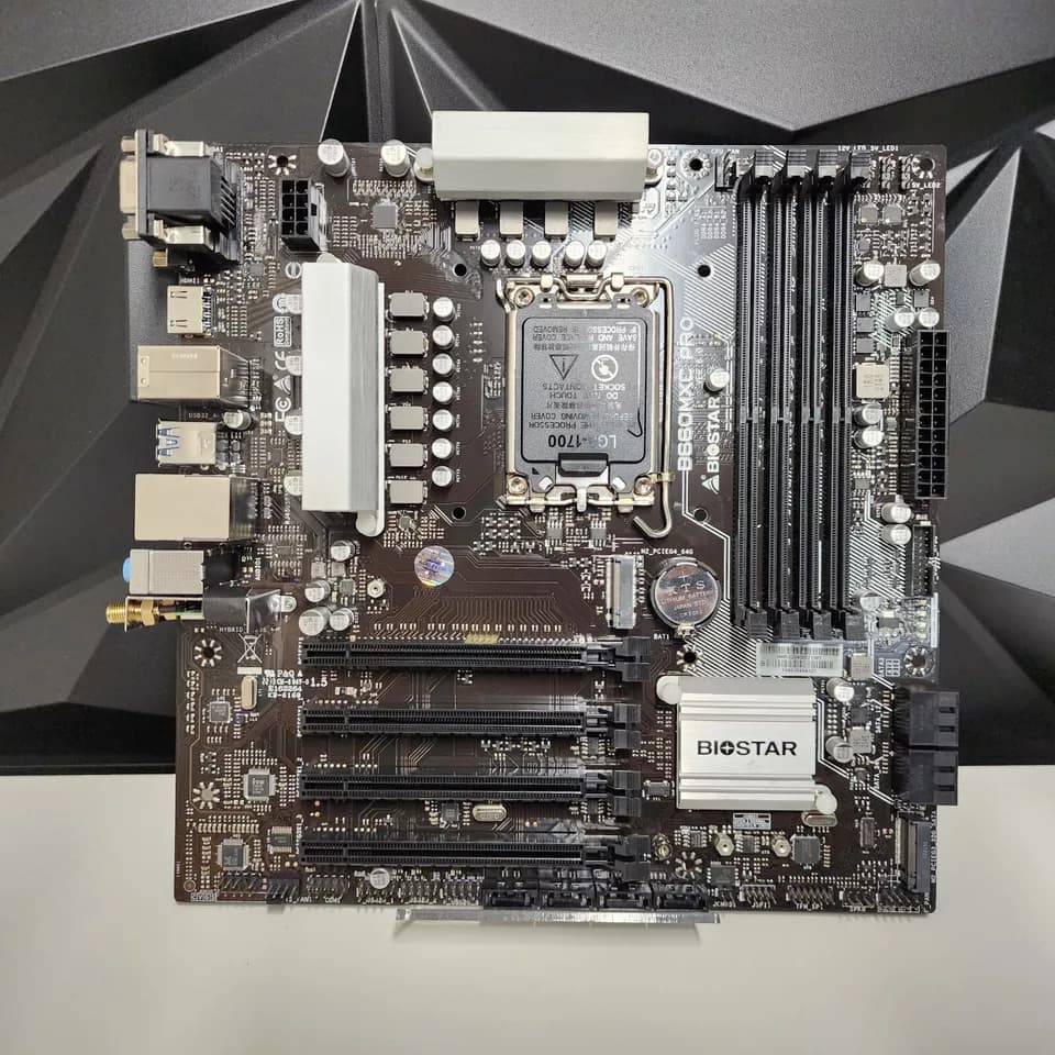 UPDATED BIOS BIOSTAR B660MXC PRO WIFI DDR4 LGA1700 MATX Motherboard