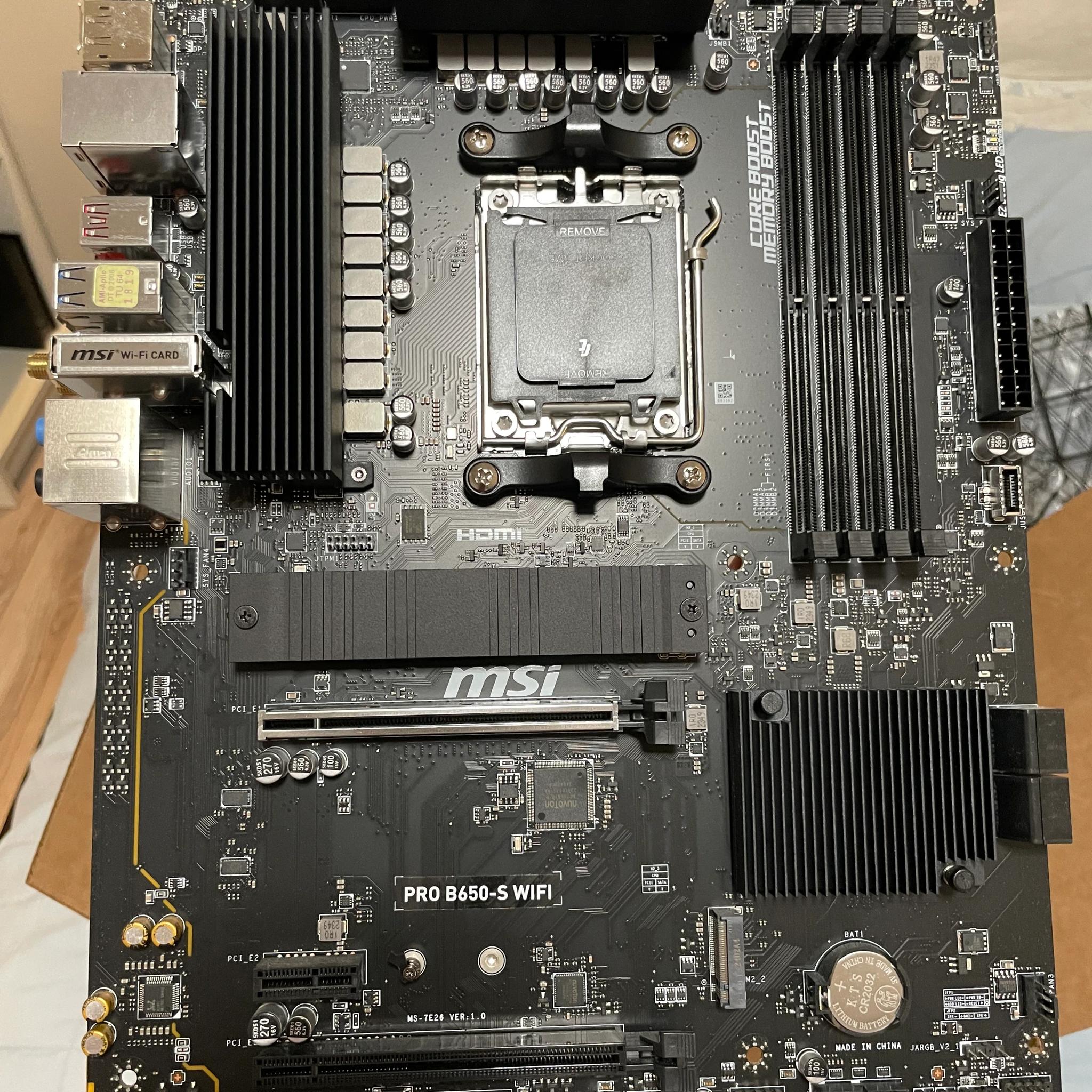 MSI PRO B650-S WiFi AM5 Motherboard