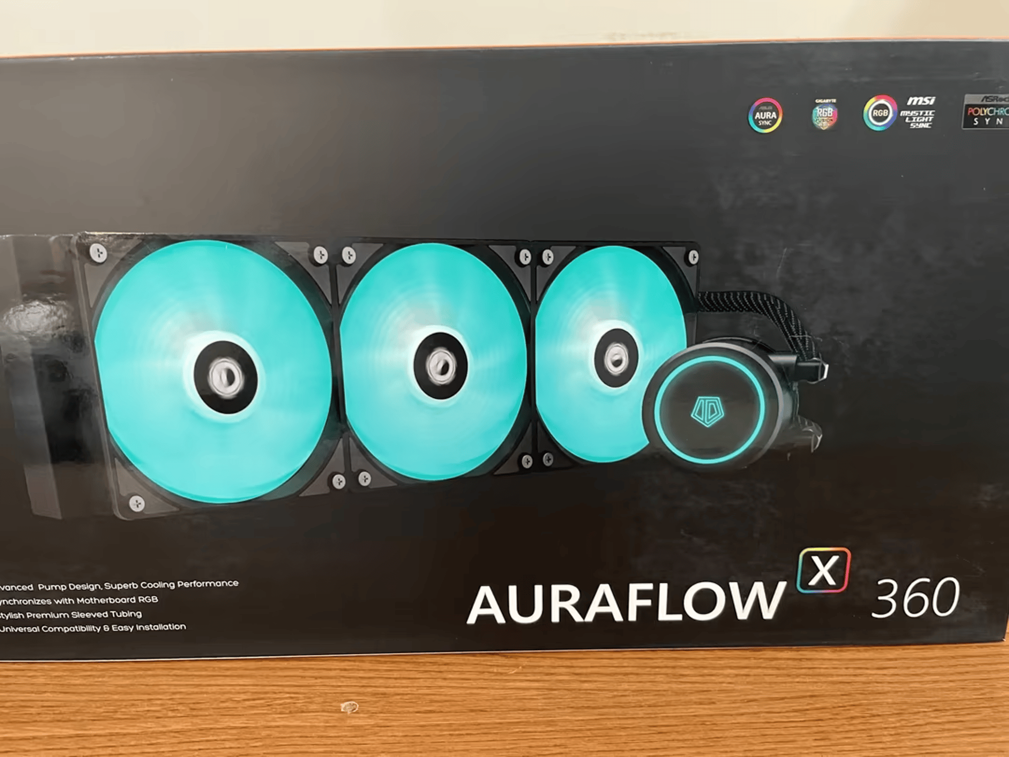 BNIB Auraflow 360MM 12V AIO