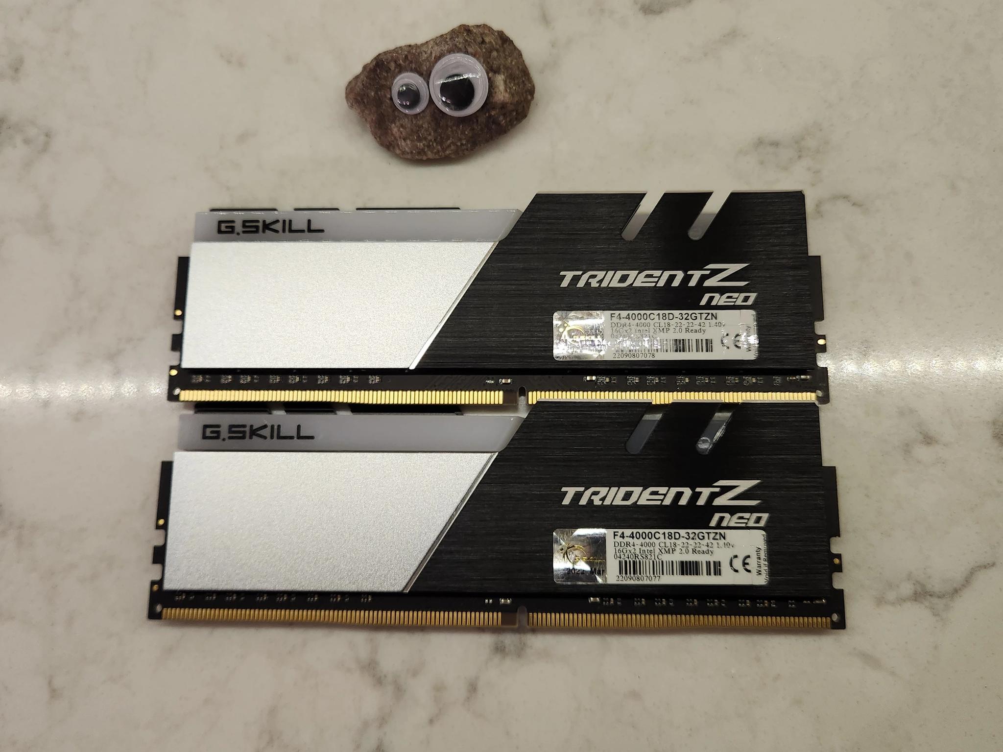 G.Skill TridentZ Neo RGB - 2x16GB DDR4 @ 4000MT/s C18