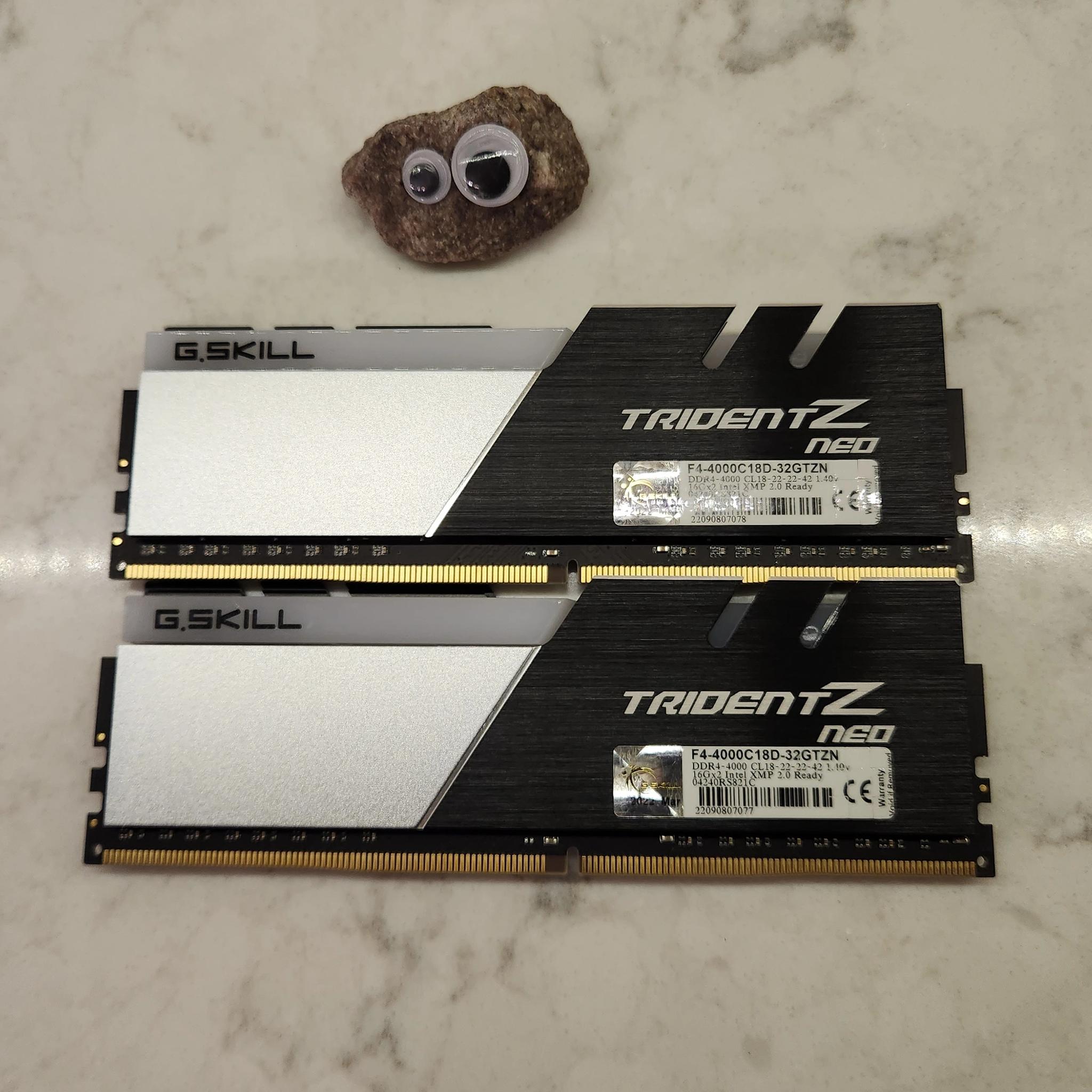 G.Skill TridentZ Neo RGB - 2x16GB DDR4 @ 4000MT/s C18