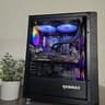 Black gaming pc, 5060 ti 8gb, 16gb ddr4, ryzen 5 5500