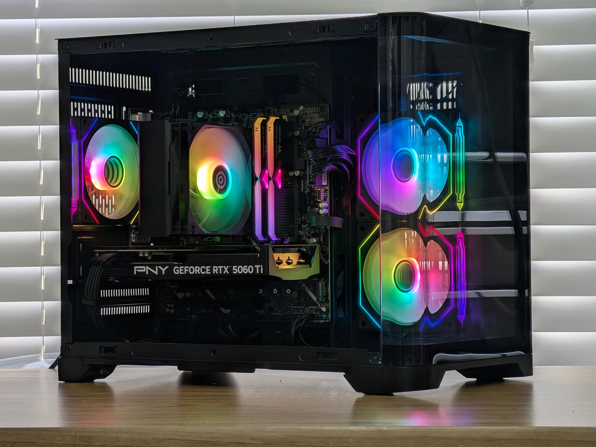🌈🖤Intel i7-14700F | RTX 5060 Ti 16GB | 32GB DDR5 | Gaming PC🖤🌈