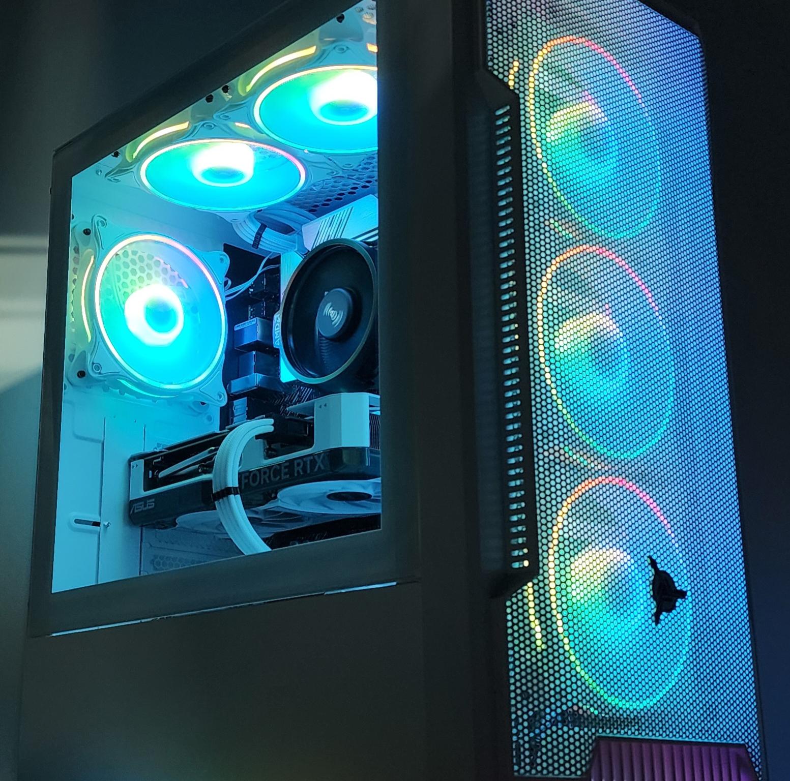 Gaming PC Ryzen 5 5500 16GB RAM 512GB SSD RTX 4060 8GB Windows 11 Computer