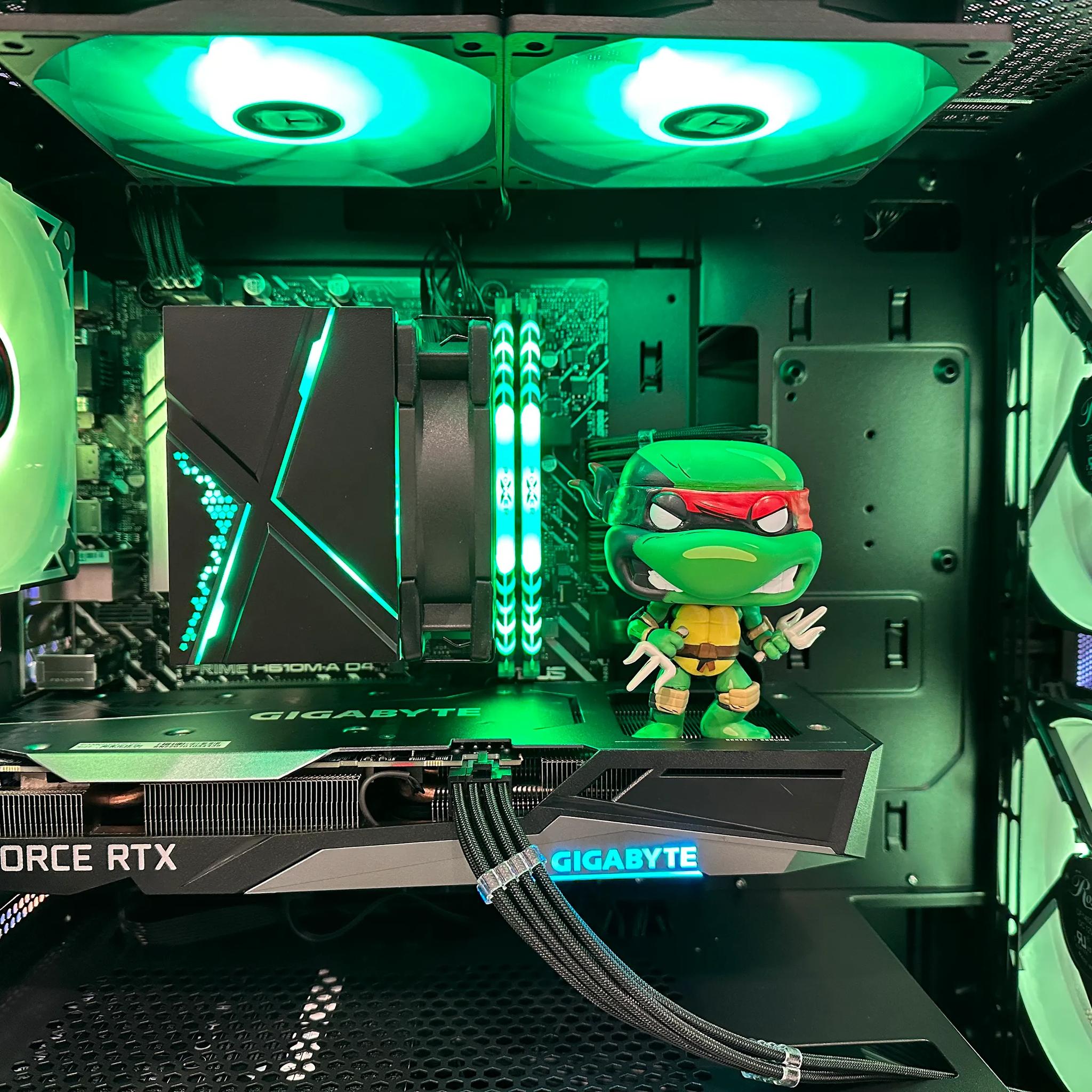 🐢🥷Raphael🐢🥷-Gaming PC-Nvidia RTX 3060 12GB-Intel i5 12400 6Cores-16GB DDR4 -1TB NVME