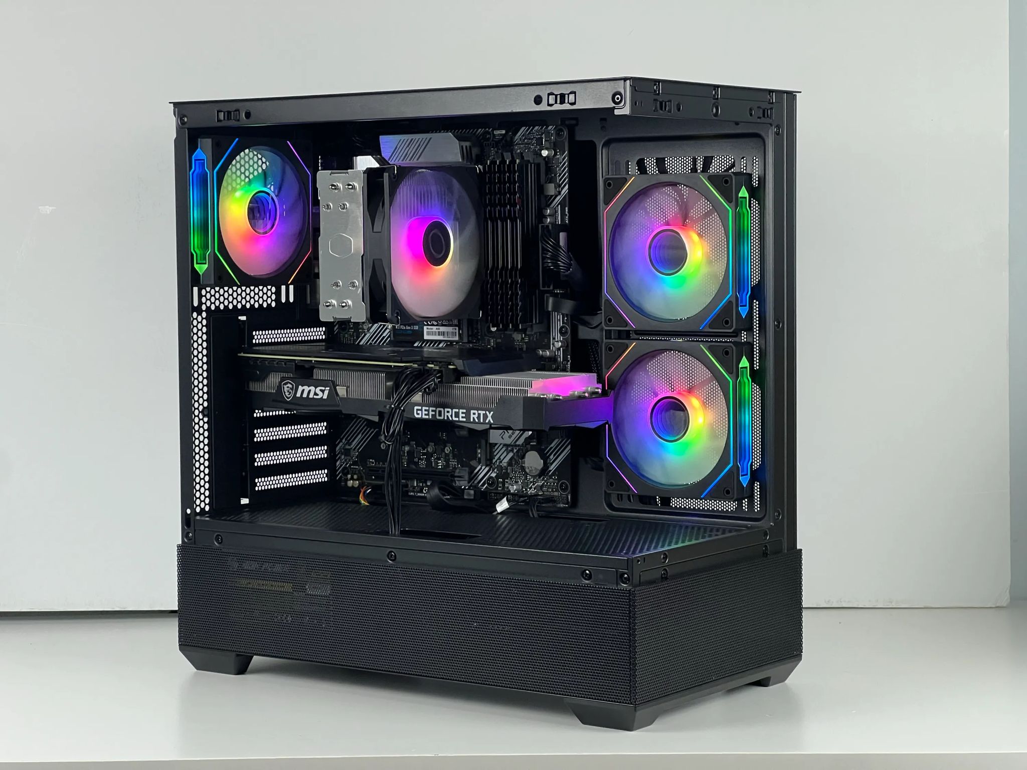 Clean Black Gaming PC | RTX 3070 | Ryzen 5 5600 | 1TB SSD | 32GB RAM