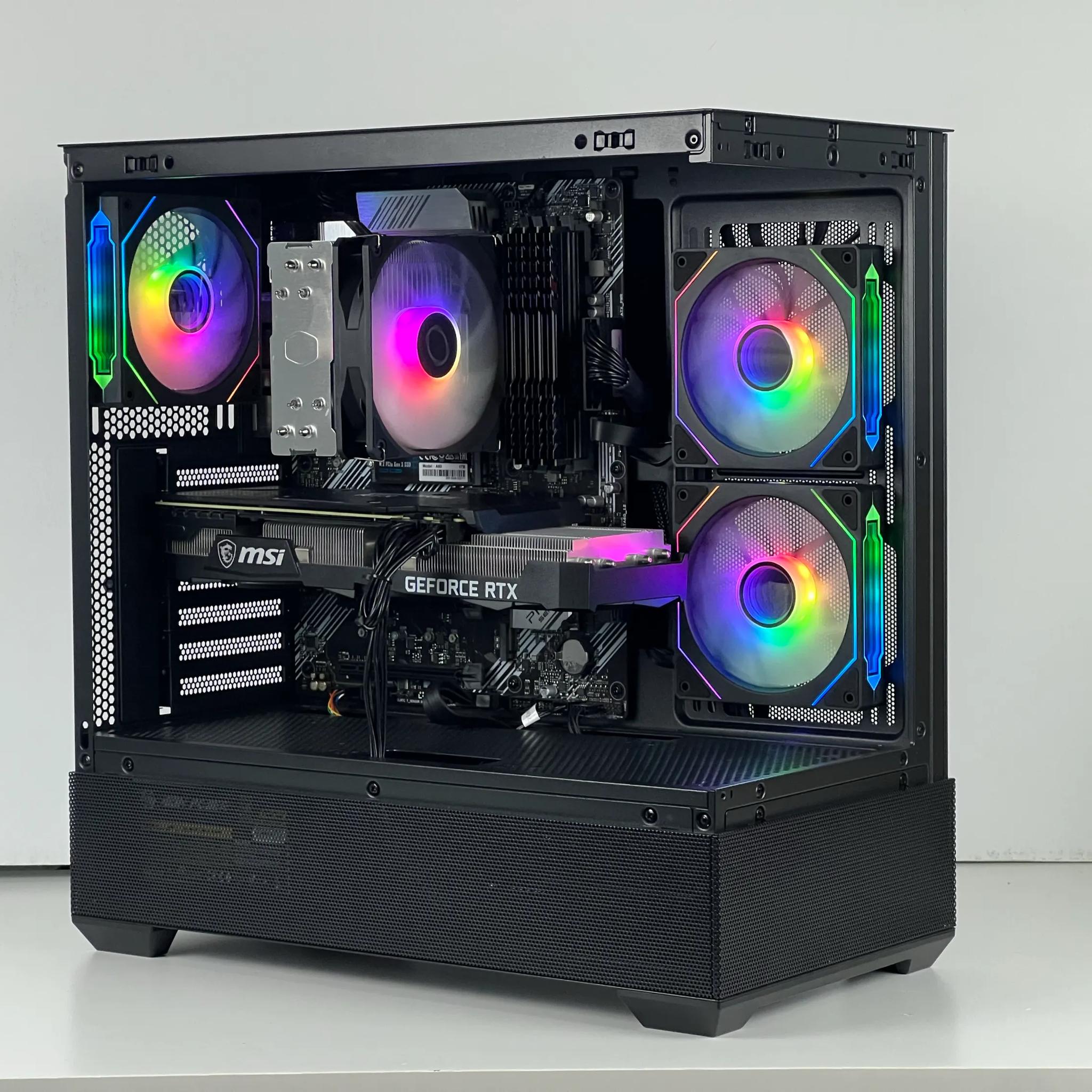 Clean Black Gaming PC | RTX 3070 | Ryzen 5 5600 | 1TB SSD | 32GB RAM