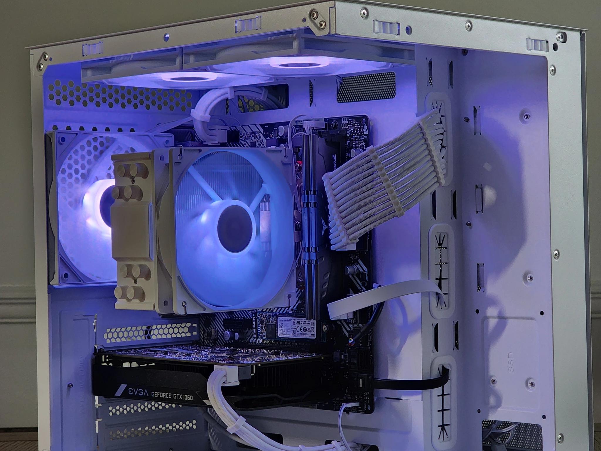 White Gaming PC | Ryzen 5 | GTX 1060 6GB | 16GB | 1TB | 450W | ARGB | WI-FI + BT