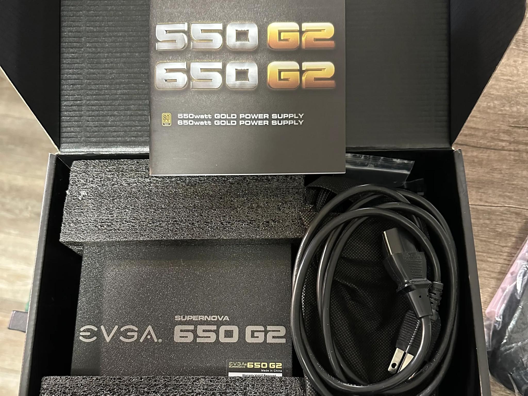 EVGA SuperNOVA 650 G2 650W Fully Modular (80+ Gold) [Used]