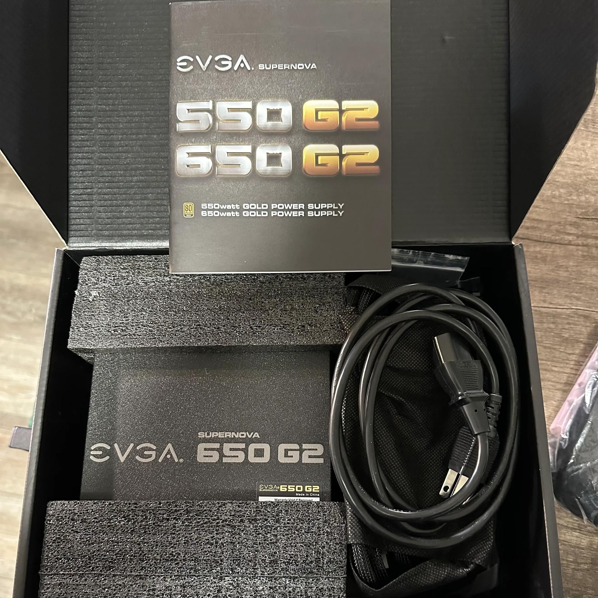 EVGA SuperNOVA 650 G2 650W Fully Modular (80+ Gold) [Used]