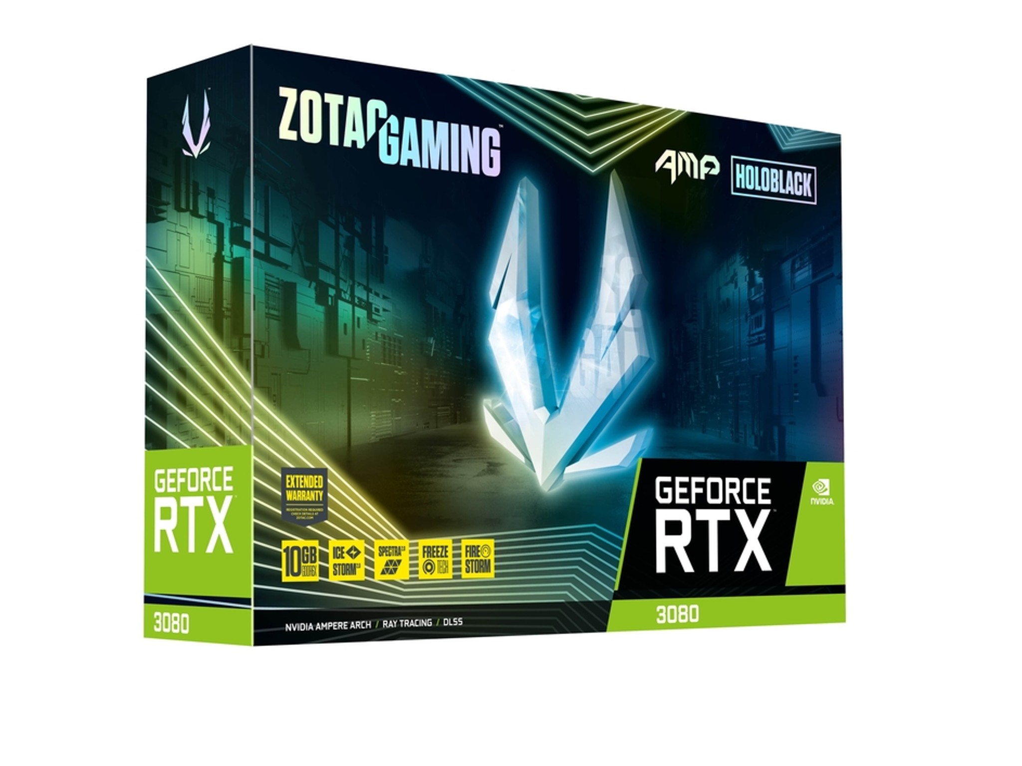 RTX 3080 - Zotac Amp HOLOBLACK - LHR - 10gb - 320bit - GDDR6X