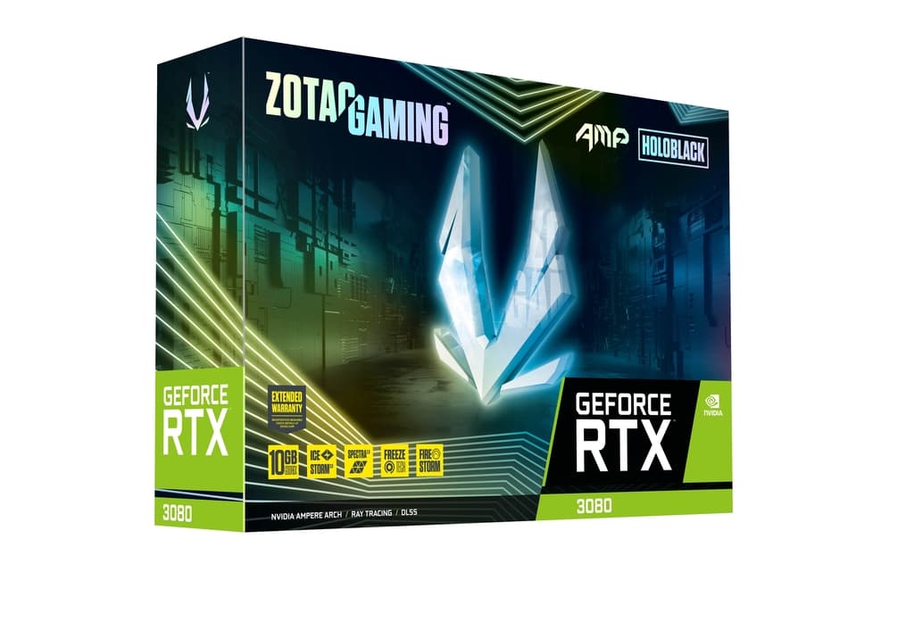 RTX 3080 - Zotac Amp HOLOBLACK - LHR - 10gb - 320bit - GDDR6X