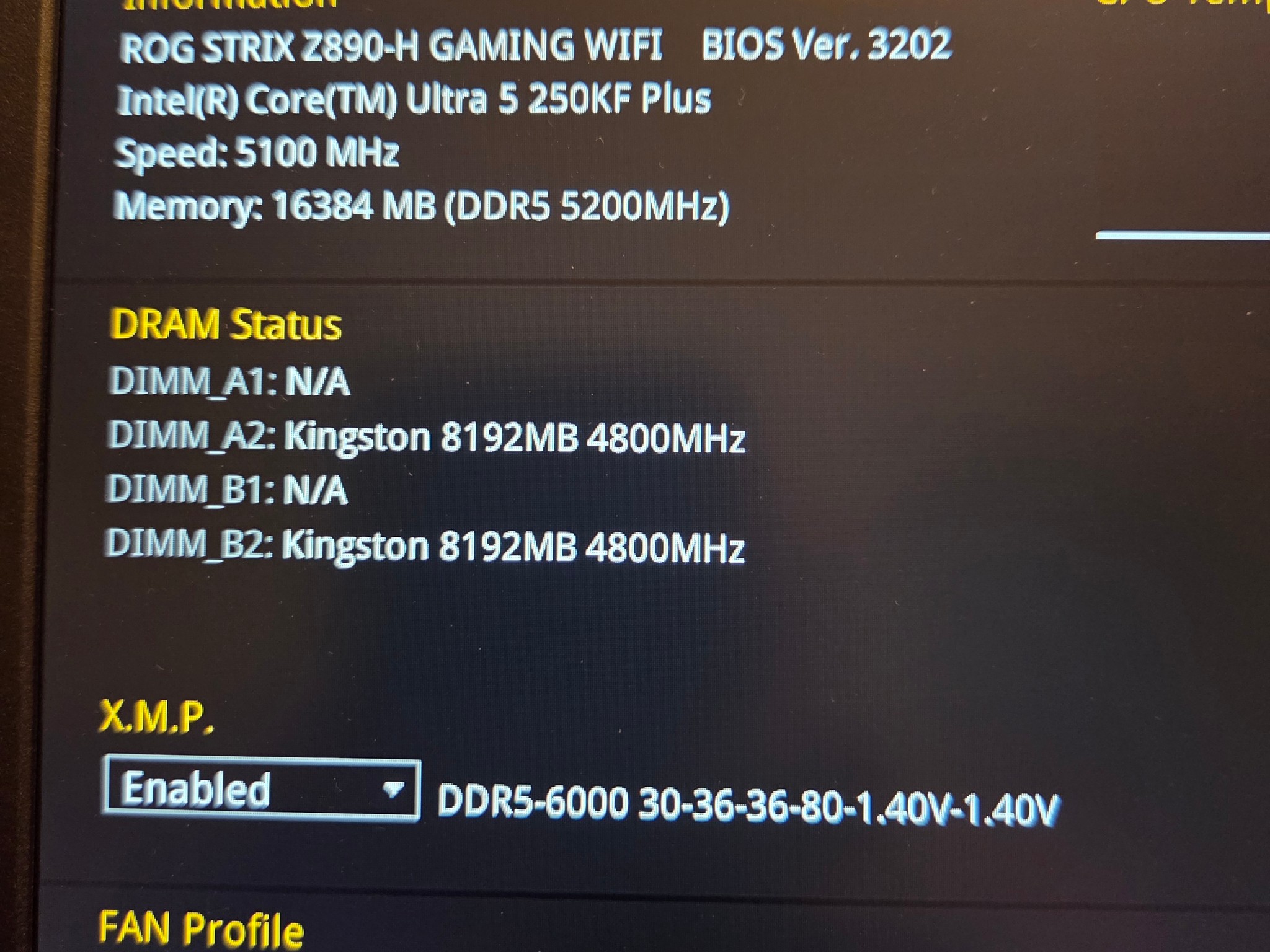 ASUS ROG STRIX Z890-H, Intel Core Ultra 5 250KF, MSI RTX 4060 8GB, 16GB 6000 CL30 RAM