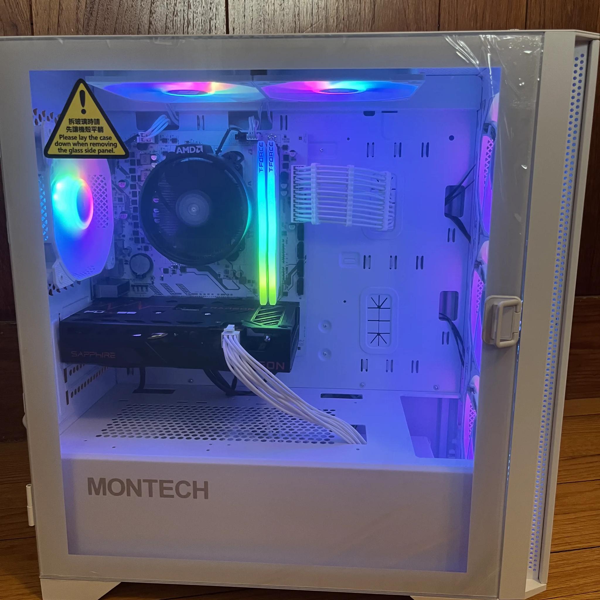 Ultra Budget White Gaming PC | Ryzen 5 5500 | RX 6500 xt