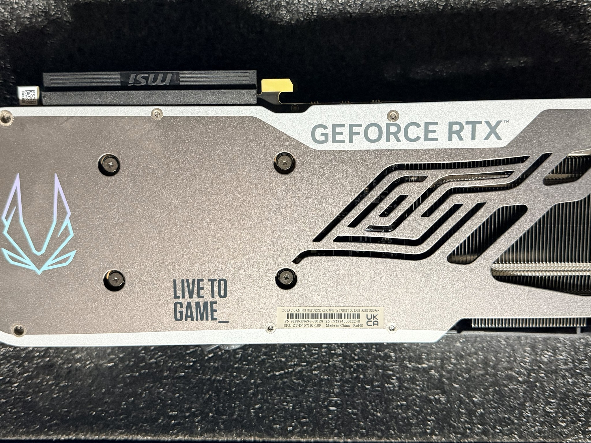 ZOTAC GAMING GeForce RTX 4070 Ti Trinity OC