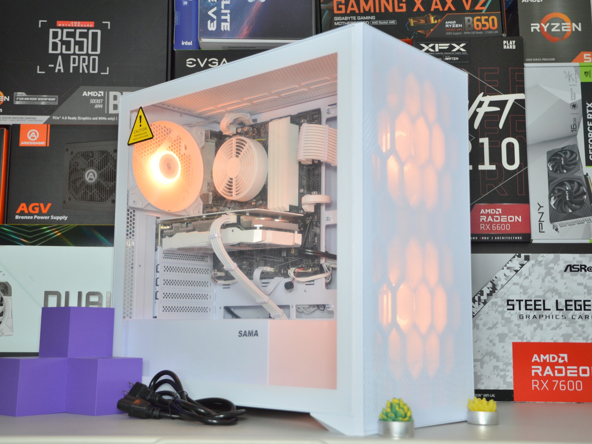 🧊🧊| RTX 2060 SUPER 6GB | INTEL i3-10100 | 16GB DDR4 RAM | 1 TB Storage | Ice Box 3.0 |