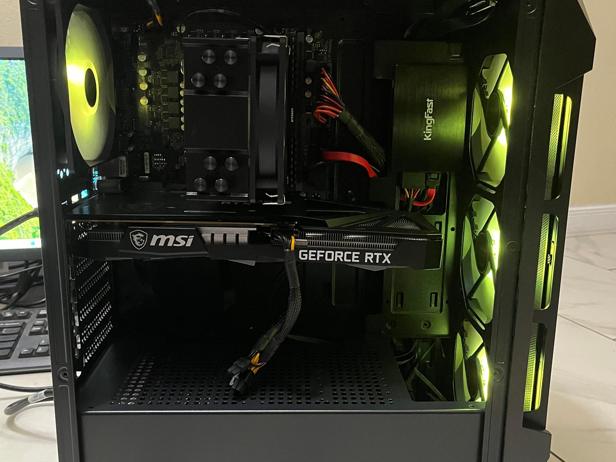 🔵🔥NVIDIA RTX 3060 Ti, Intel i5-12500t, 16GB RAM, 1TB SSD, High Performance RGB Gaming PC 🟢🖥️