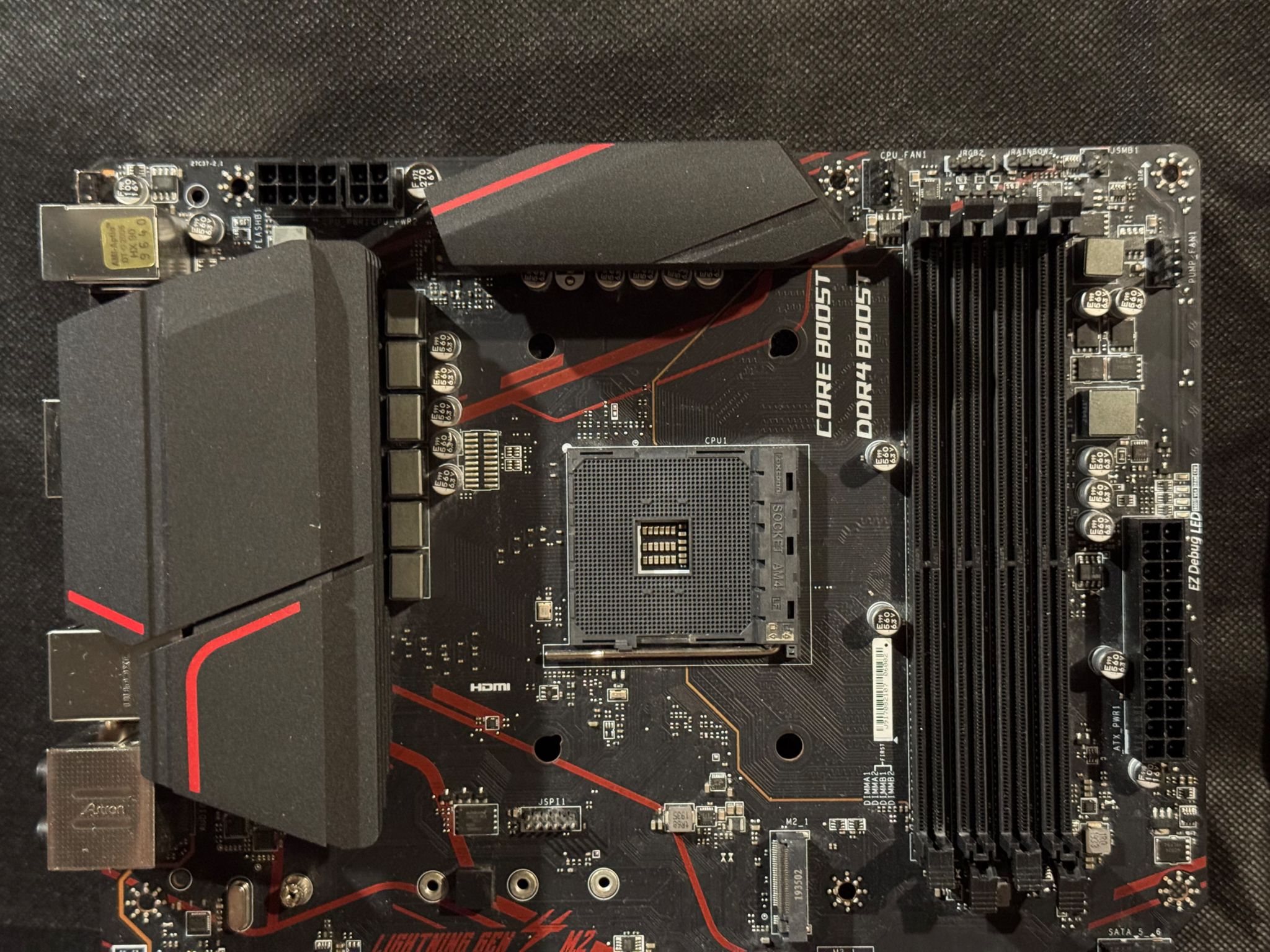 MSI MPG X570 GAMING PLUS Motherboard + AM4 Backplate || No IO