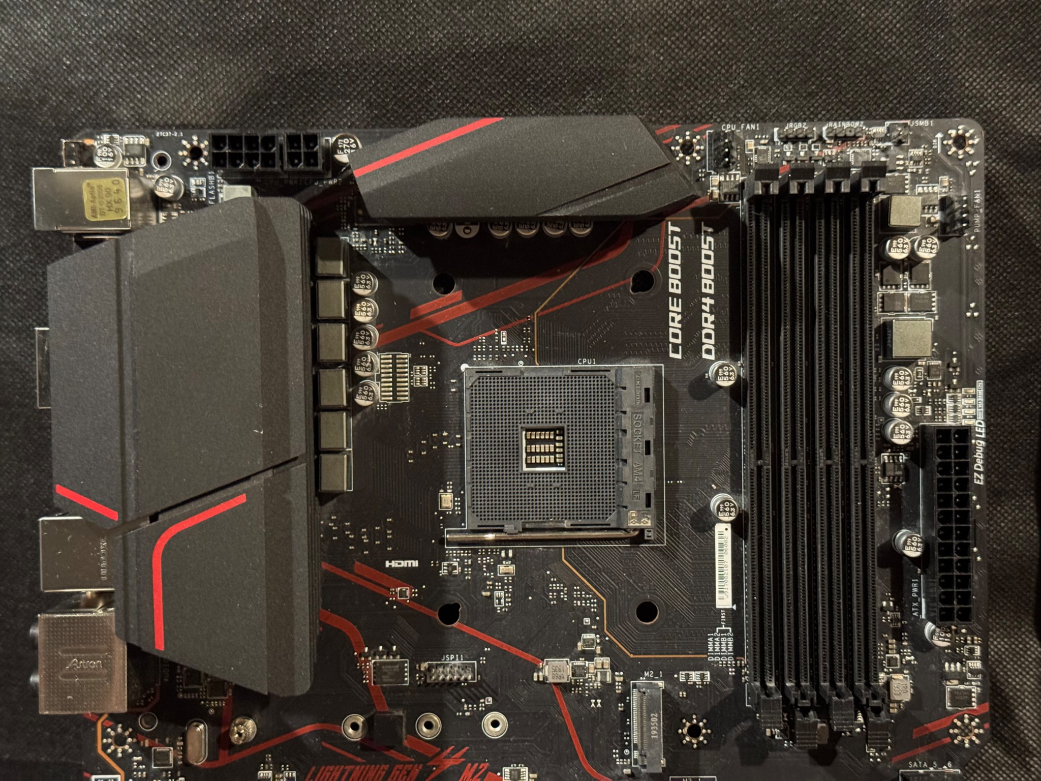 MSI MPG X570 GAMING PLUS Motherboard + AM4 Backplate || No IO Shield