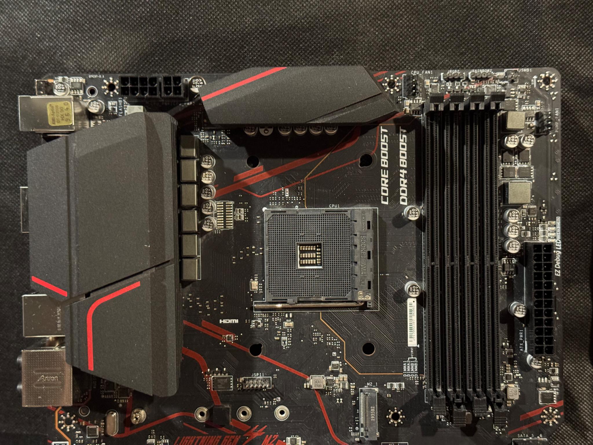 MSI MPG X570 GAMING PLUS Motherboard + AM4 Backplate || No IO Shield