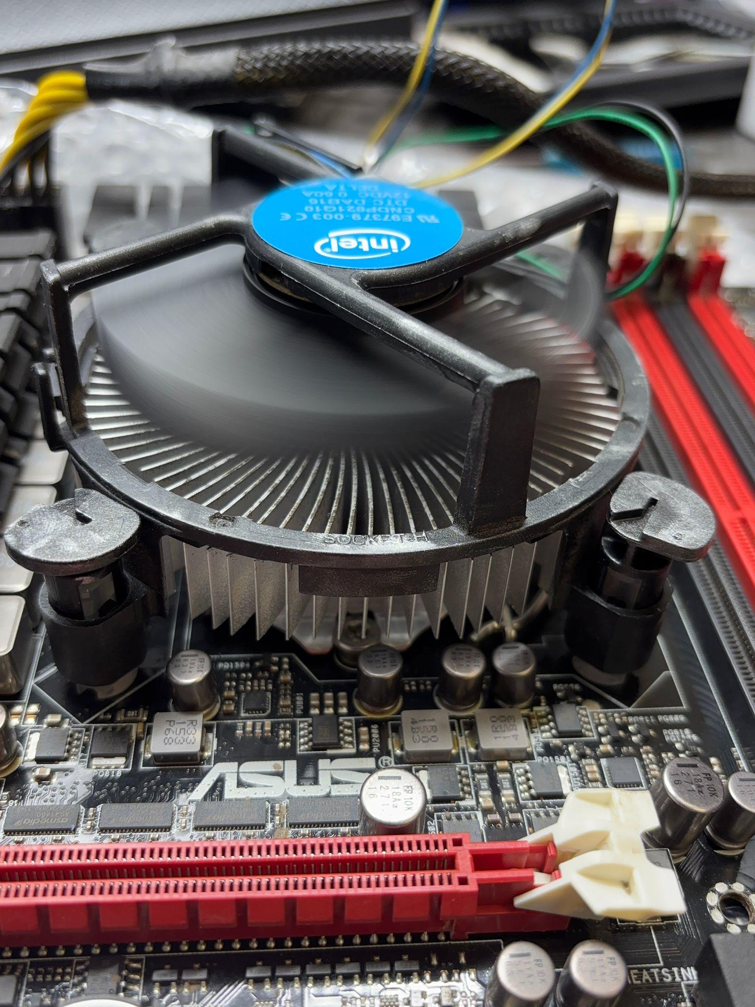 Motherboard and cpu combo it comes with an IO shield and cpu cooler (Fully tested)