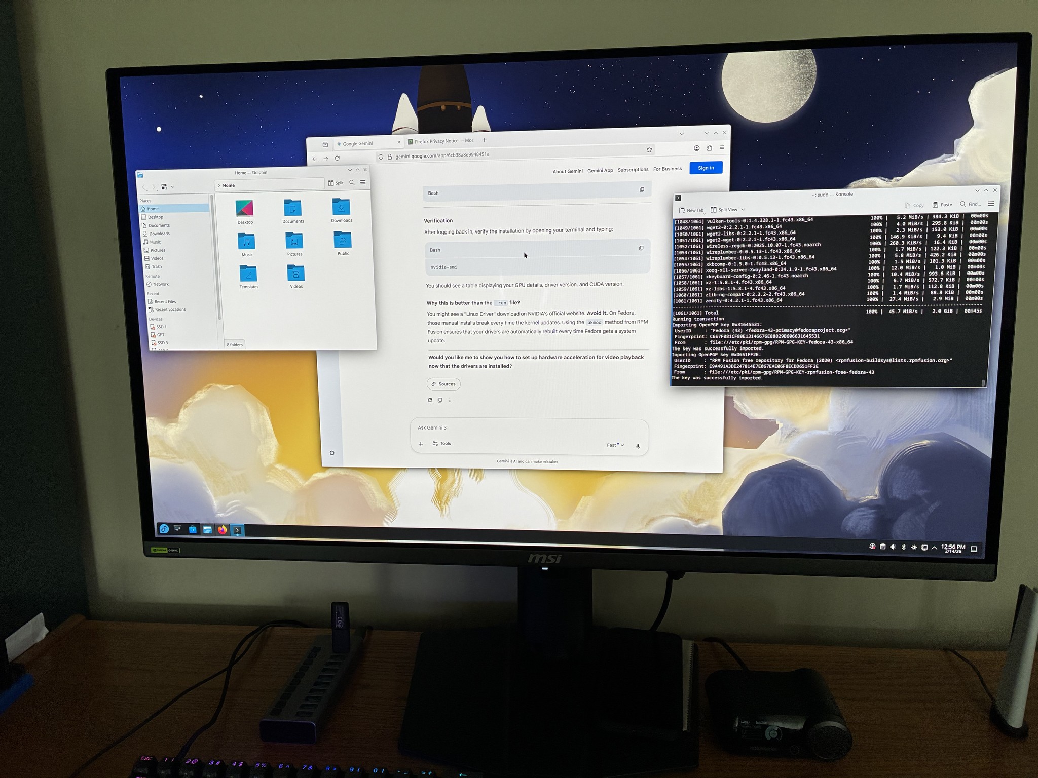 MPG 322URX QD-OLED monitor - 32 Inch, 4K, 240Hz