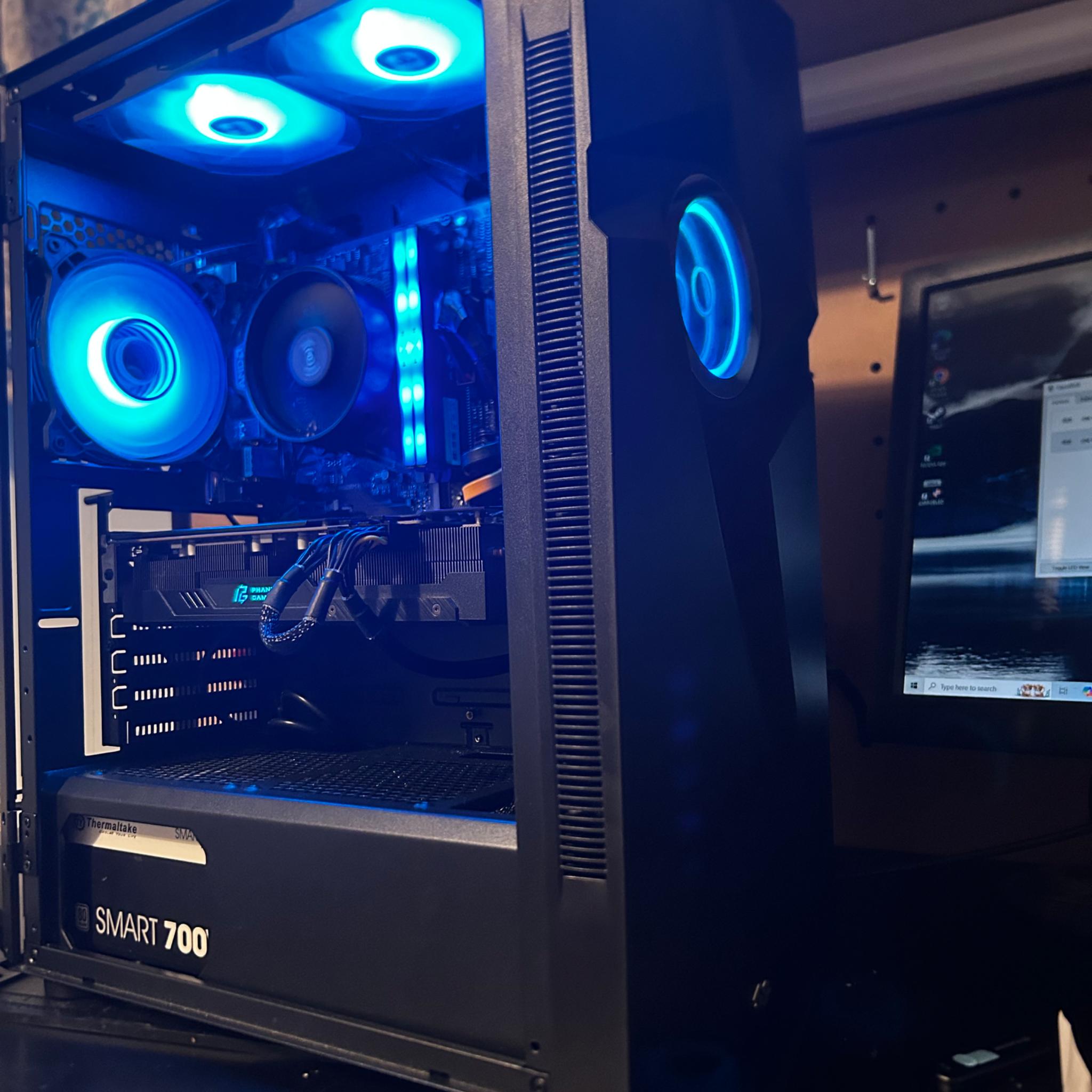 ♦️RYZEN 5+RX5700XT 🌈ARGB🌈Gaming/Streaming PC♦️