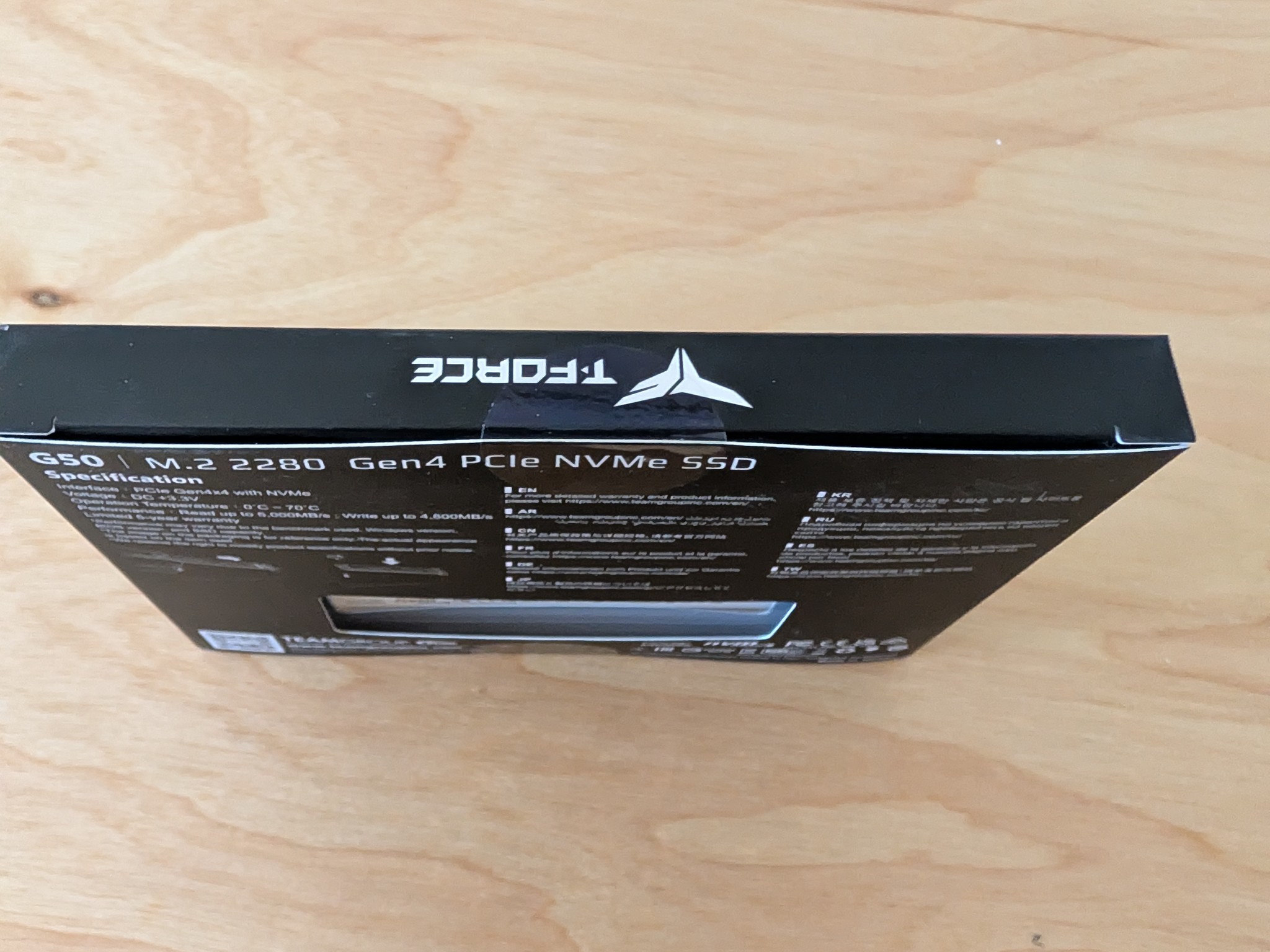 BRAND NEW TeamGroup T-FORCE G50 4TB PCIe Gen4 NVMe M.2 SSD | TLC | 5000MB/s | Graphene