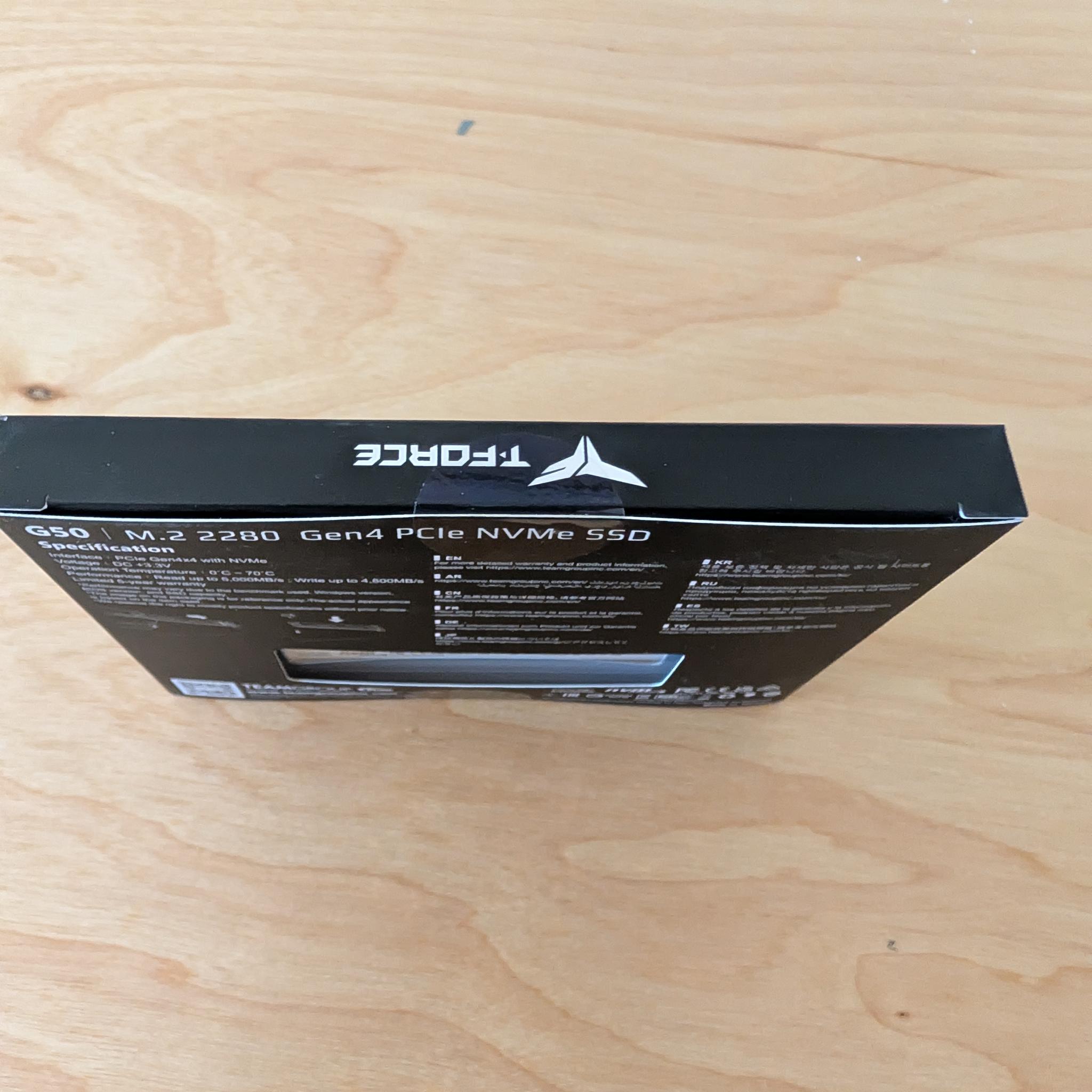 BRAND NEW TeamGroup T-FORCE G50 4TB PCIe Gen4 NVMe M.2 SSD | TLC | 5000MB/s | Graphene