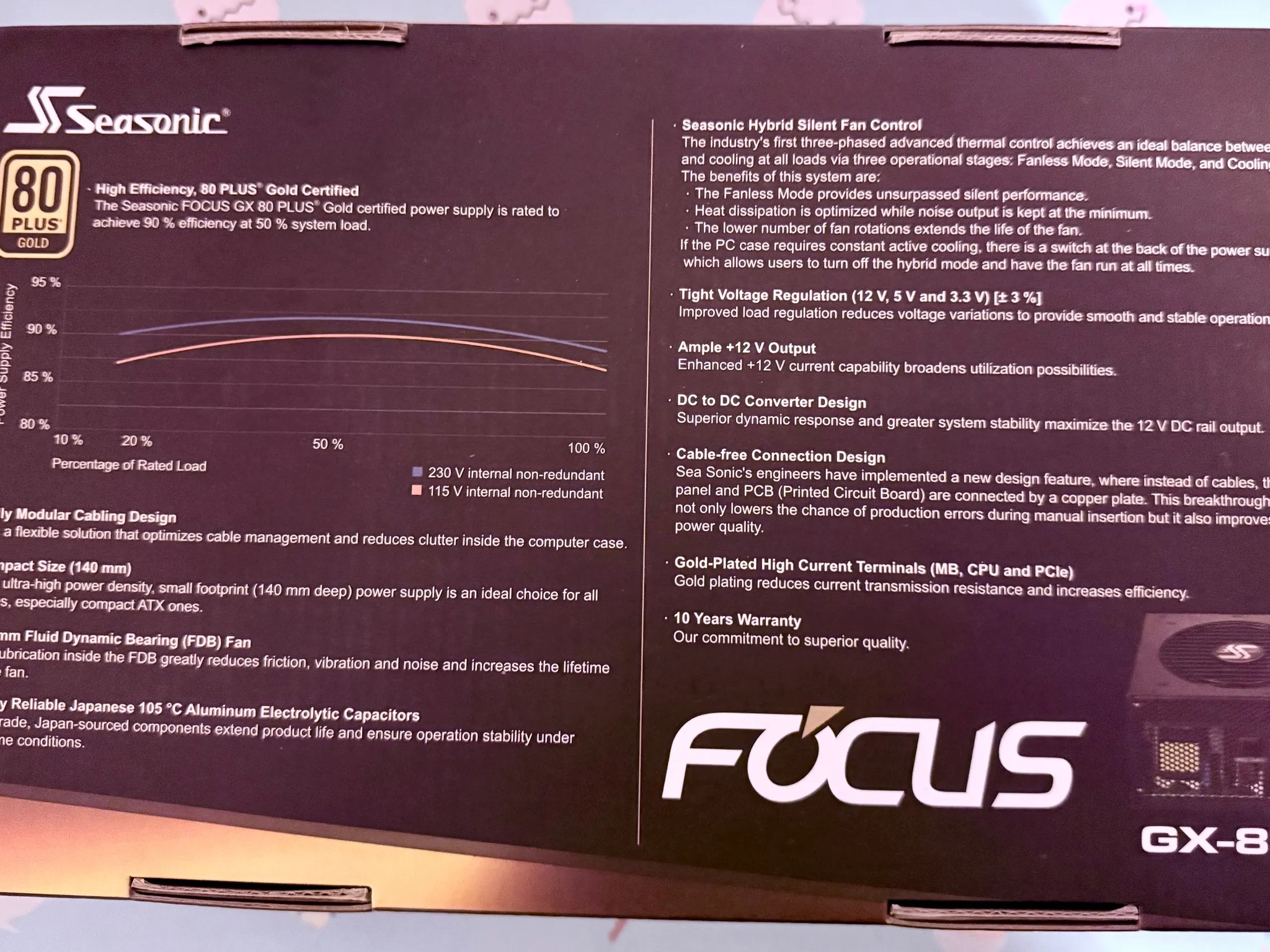 Seasonic Focus GX-850 850W Fully Modular PSU