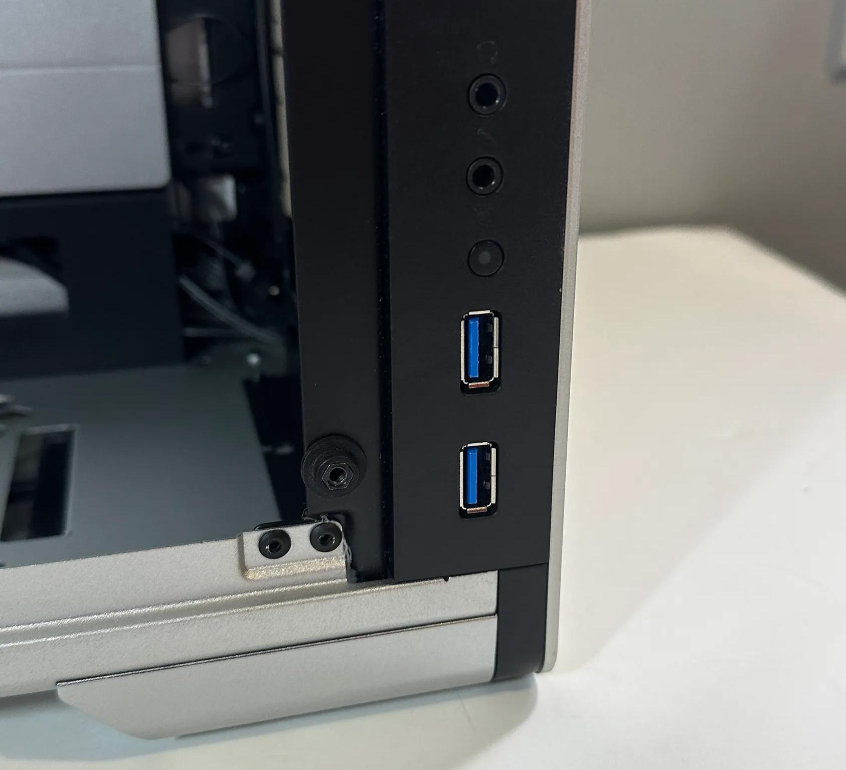 Metallic Gear Neo Mini V2 Series Mini-ITX Case | Tempered Glass Panel | Liquid Cooling Ready-Silver