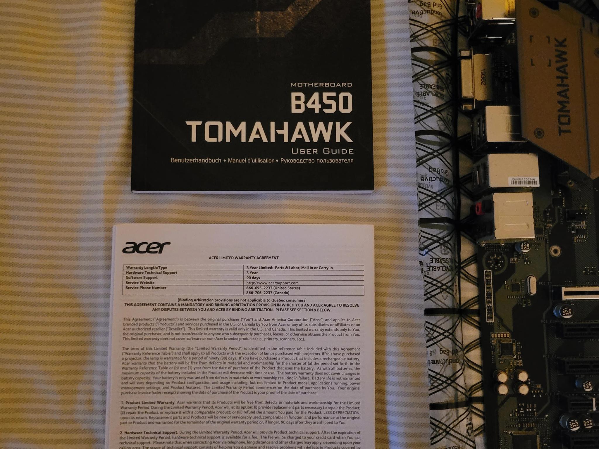 MSI B450 Tomahawk AM4 DDR4