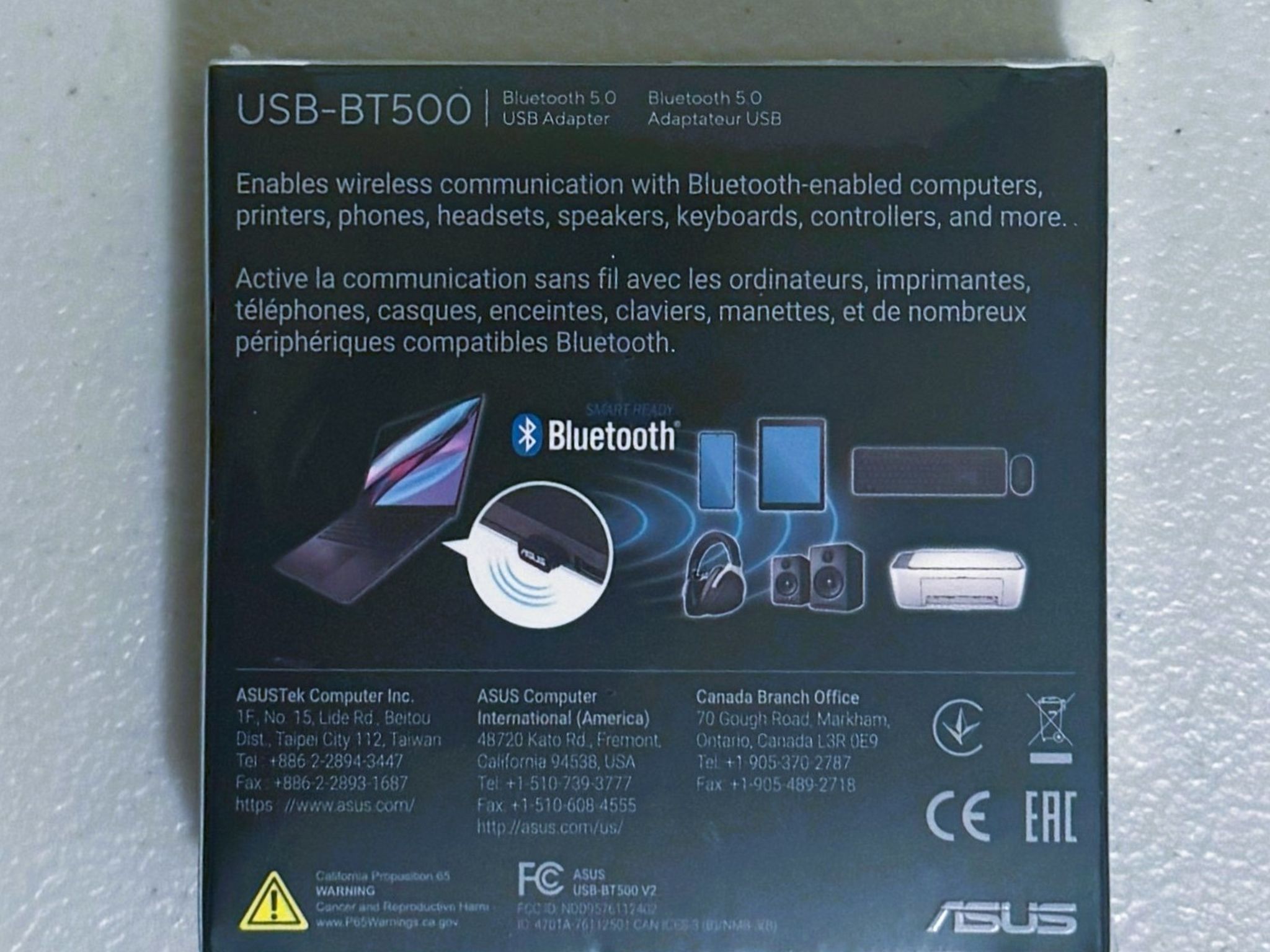 Asus USB-BT500 Bluetooth 5.0 USB Adapter