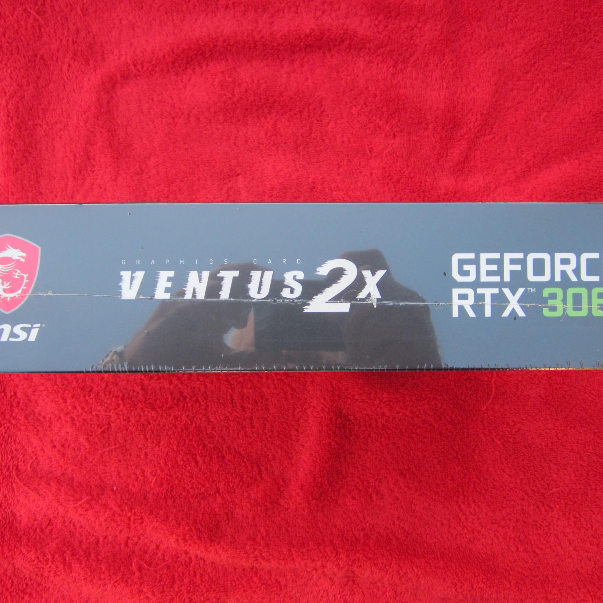 NEW! MSI NVIDIA RTX 3060 12GB Ventus 2X OC PCIe 4.0 Video Card