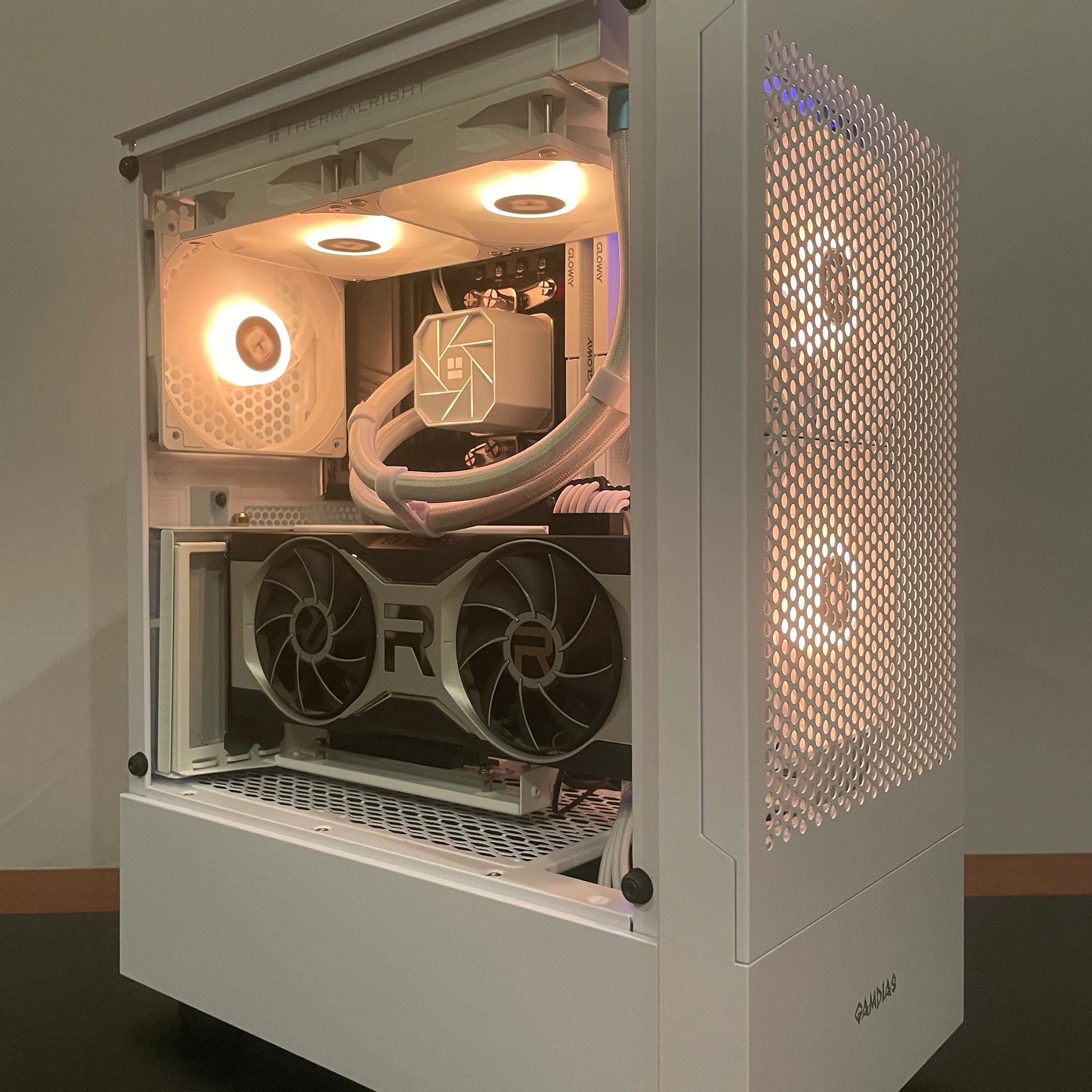 Ryzen 5 5600 + RX 6700XT Gaming PC | 1440p Capable | White Aesthetic