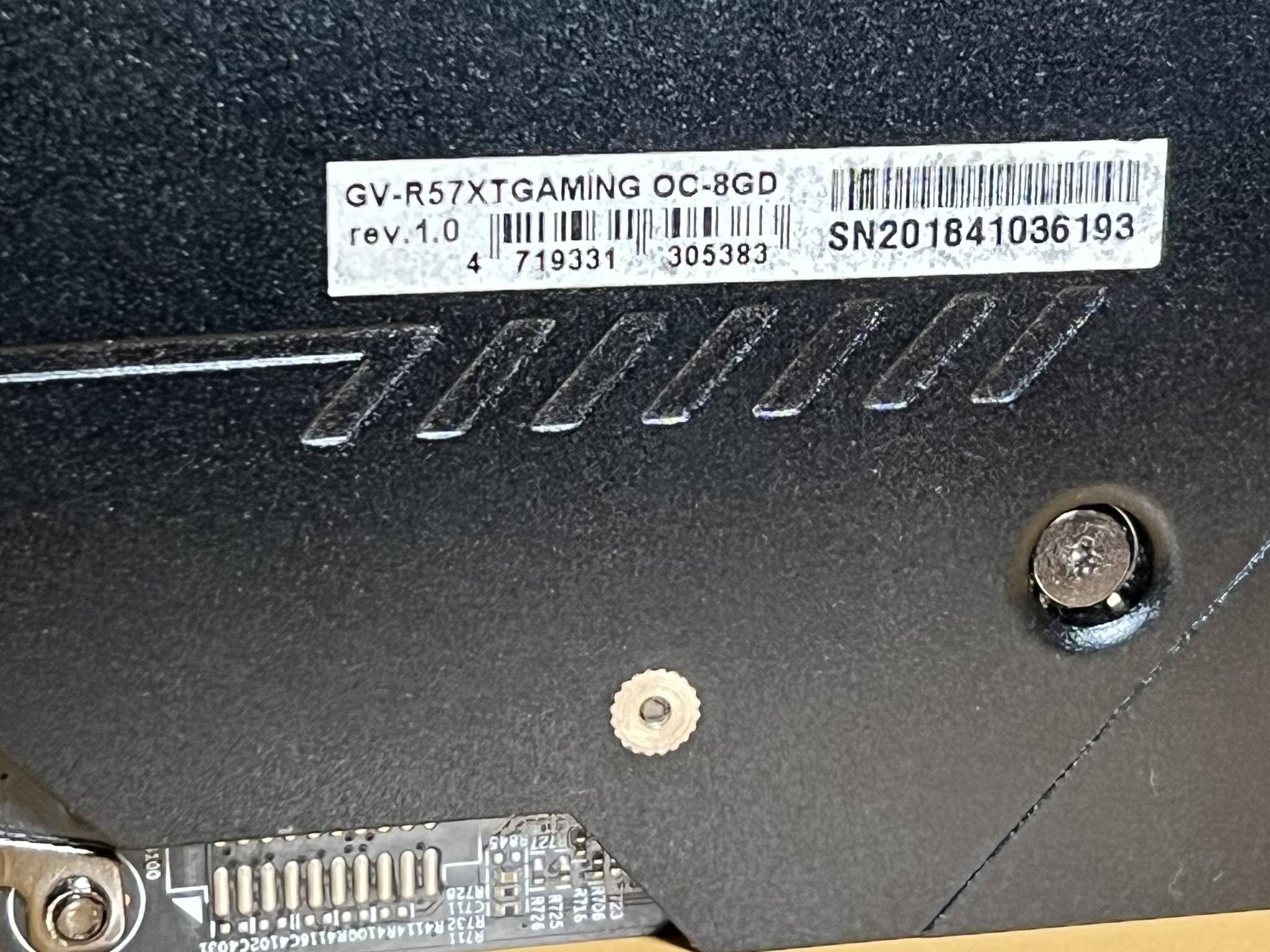 Gigabyte RX 5700XT Gaming OC Graphics Card
