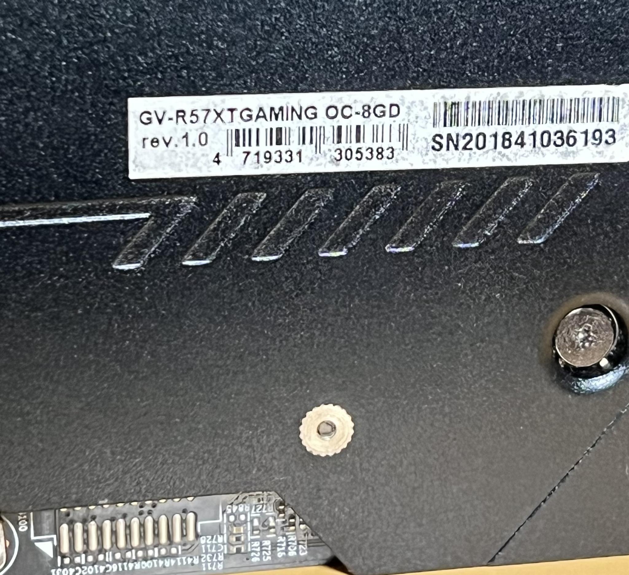 Gigabyte RX 5700XT Gaming OC Graphics Card